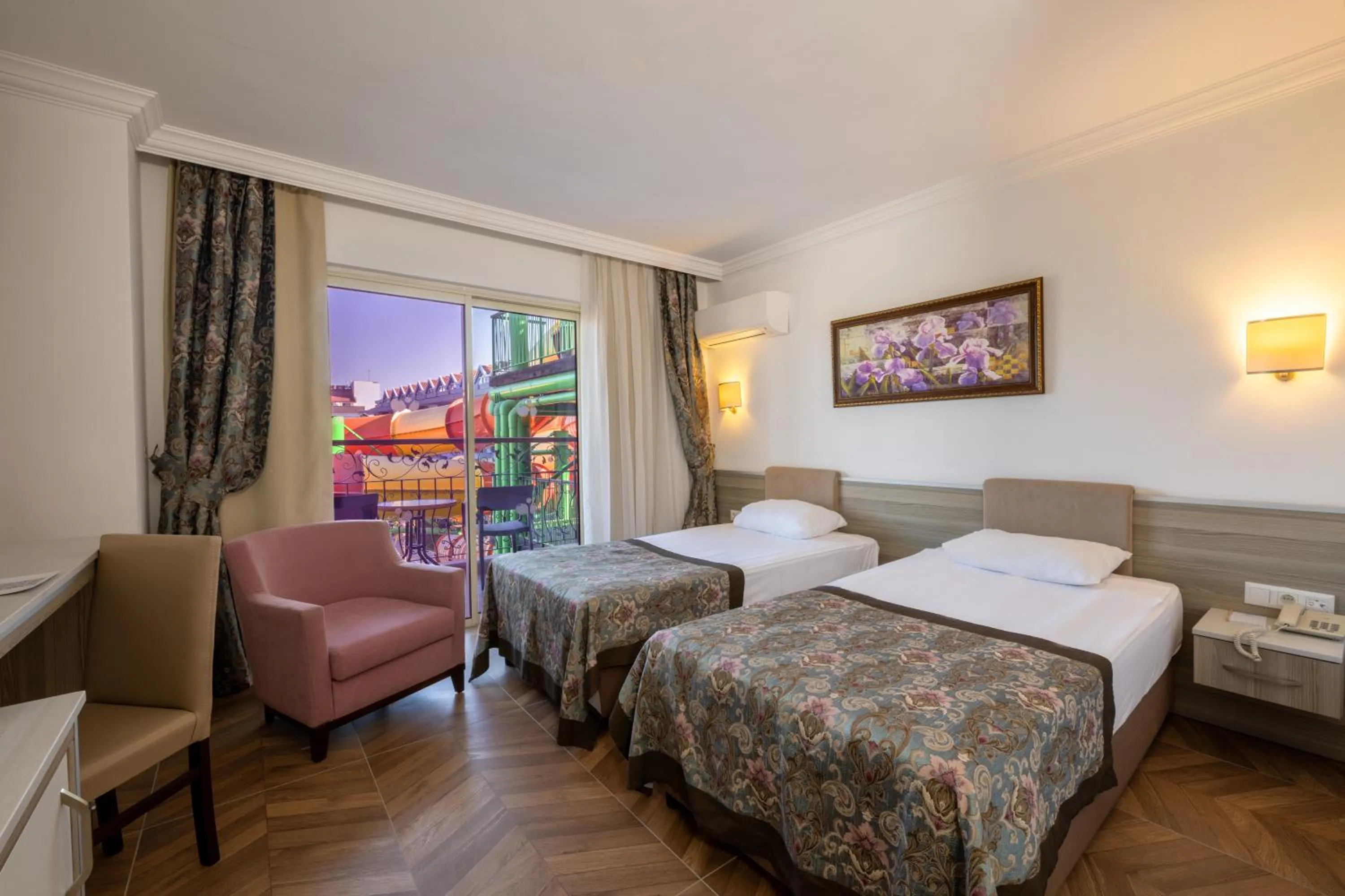 Bed in Crystal Aura Aqua Collection - Ultimate All Inclusive