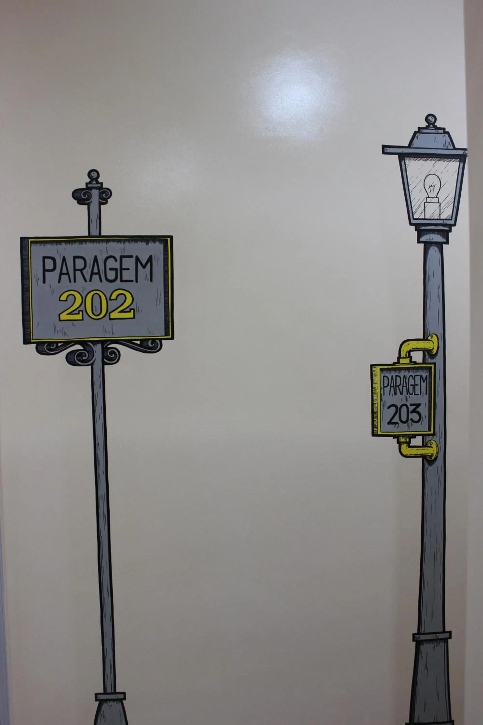 Decorative detail in O Elétrico Guesthouse