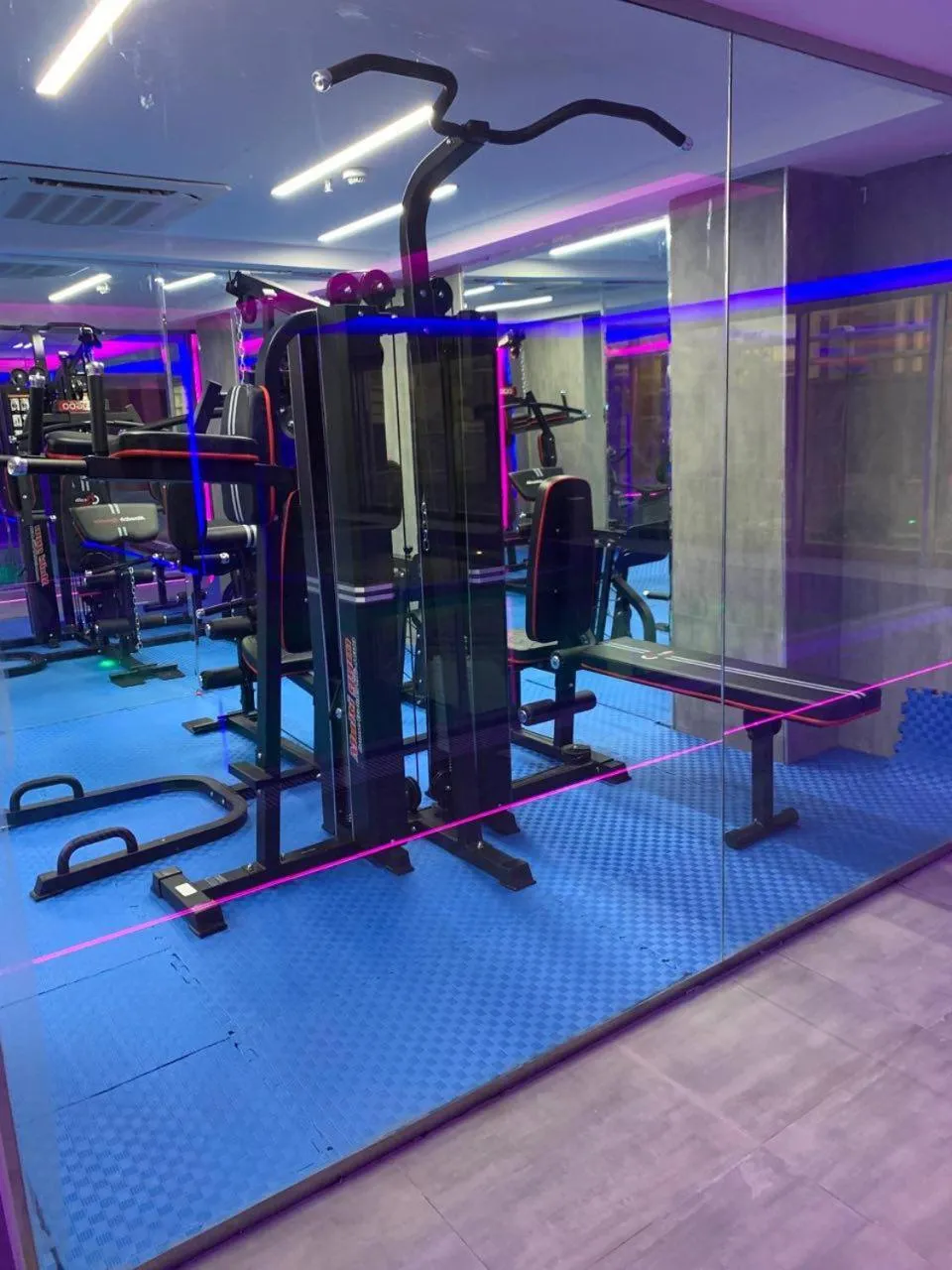 Fitness centre/facilities in Blue inn Boutique