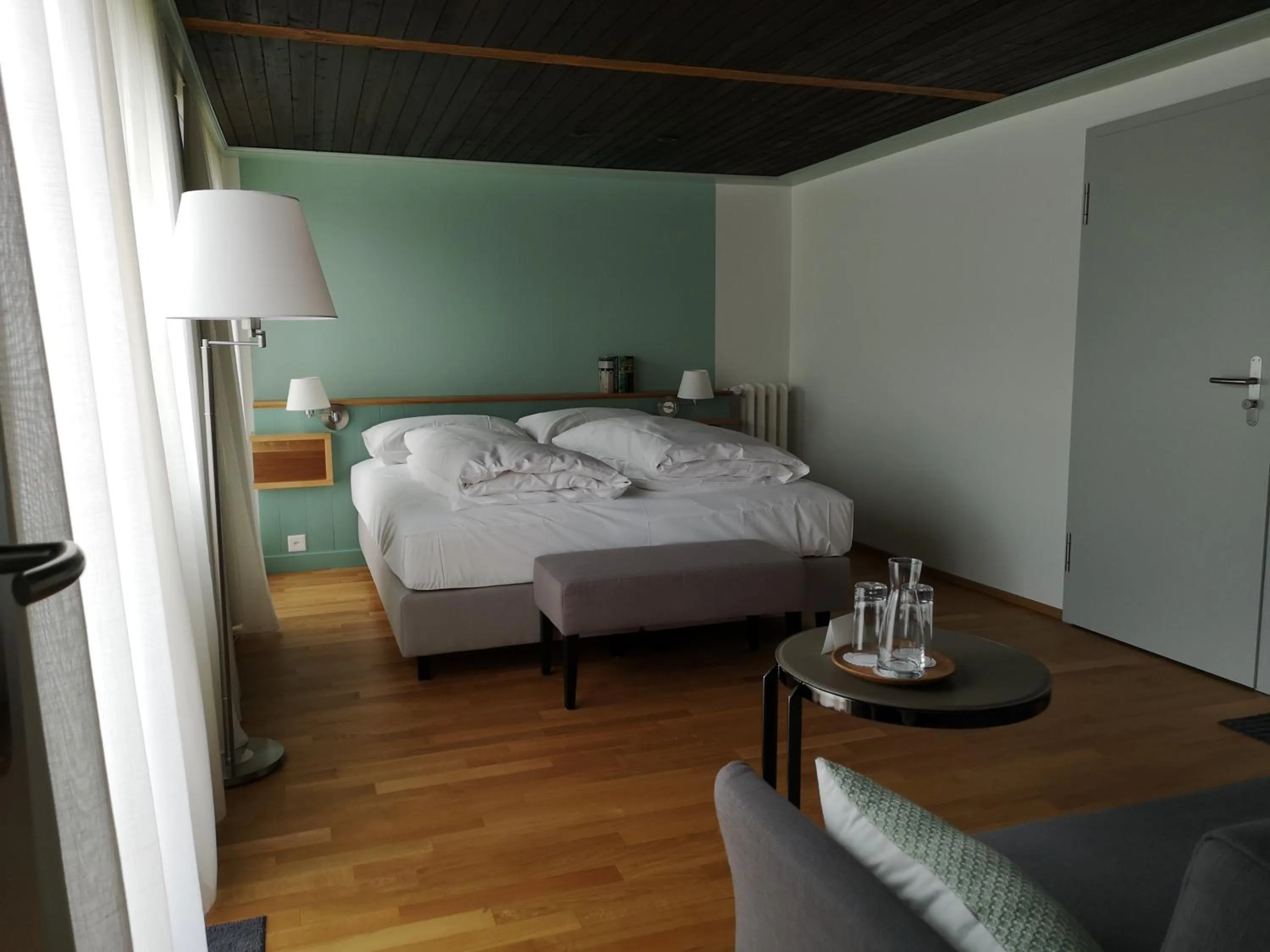 Photo of the whole room, Bed in Gasthaus Friedegg
