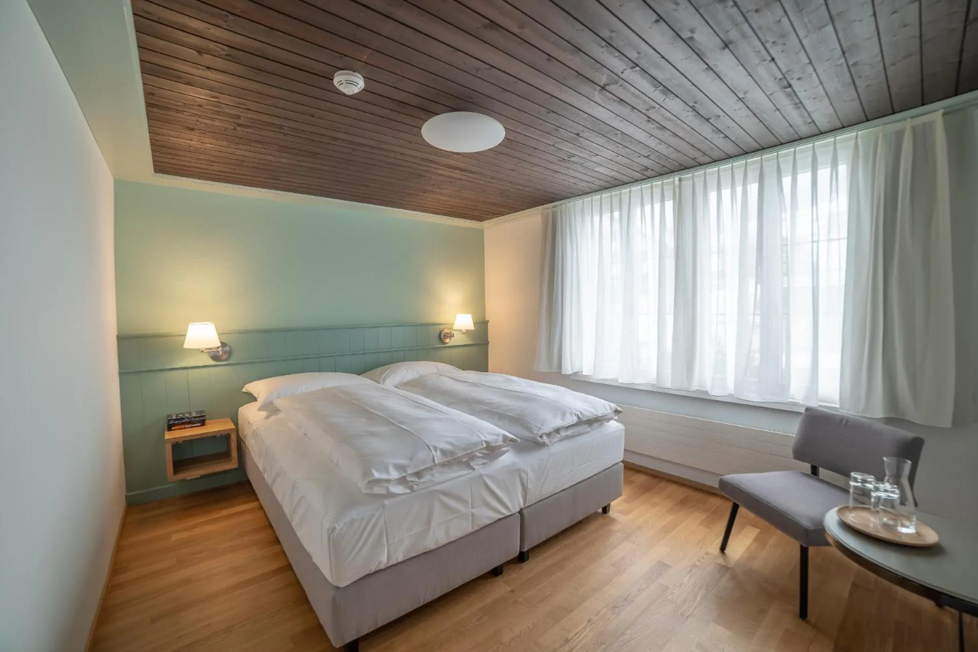 Bedroom, Bed in Gasthaus Friedegg