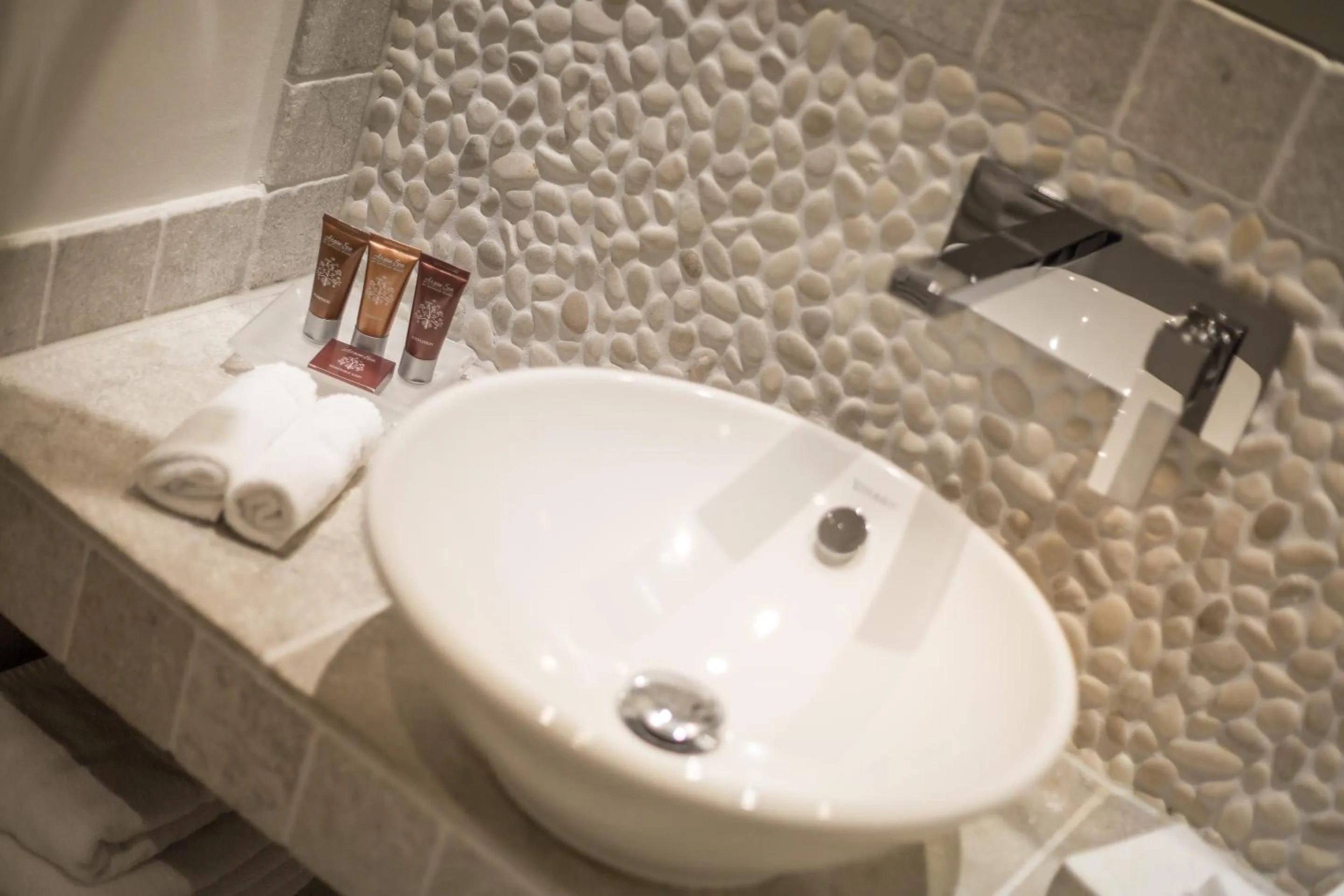 Bathroom in Apartmenthotel am Leuchtturm