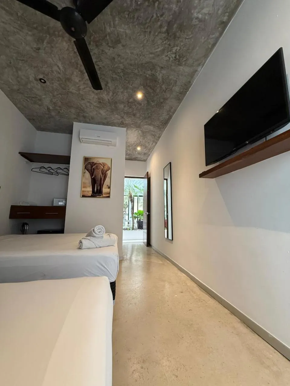 Bed in Hotel Zendero Tulum