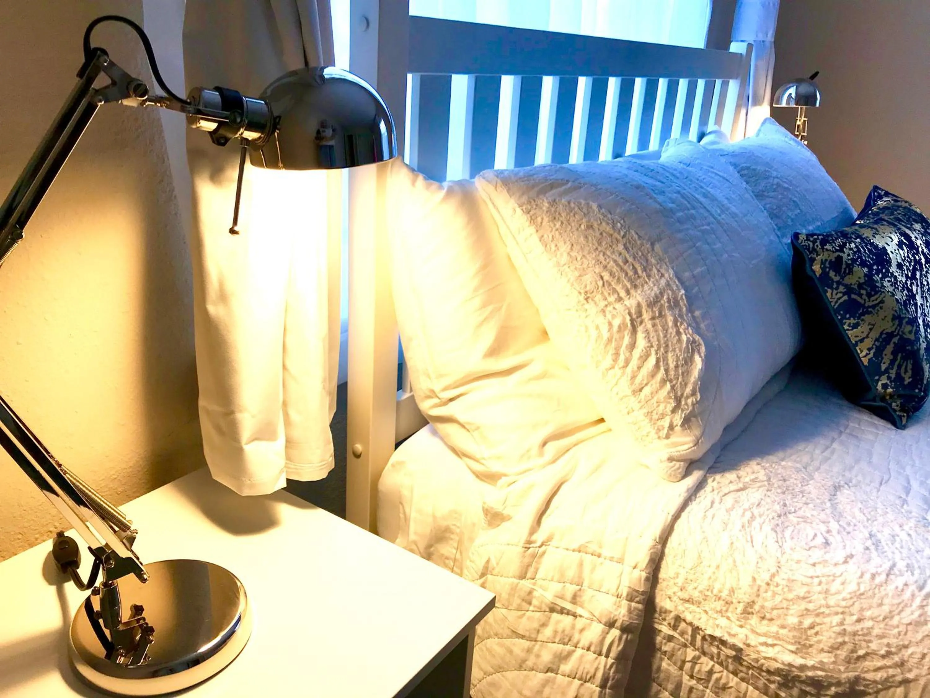 Bed in Long Beach House