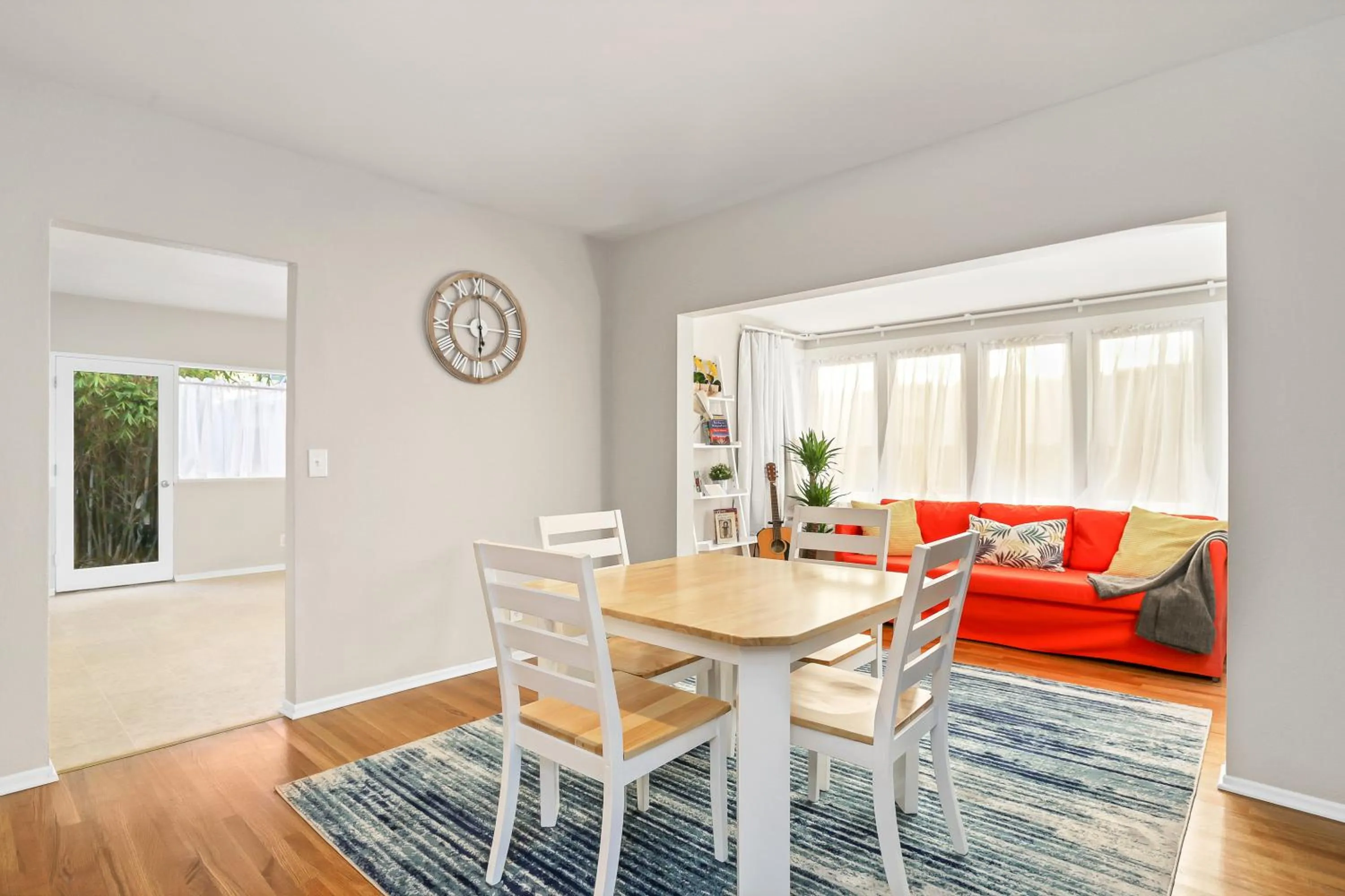 Seating area in Long Beach House