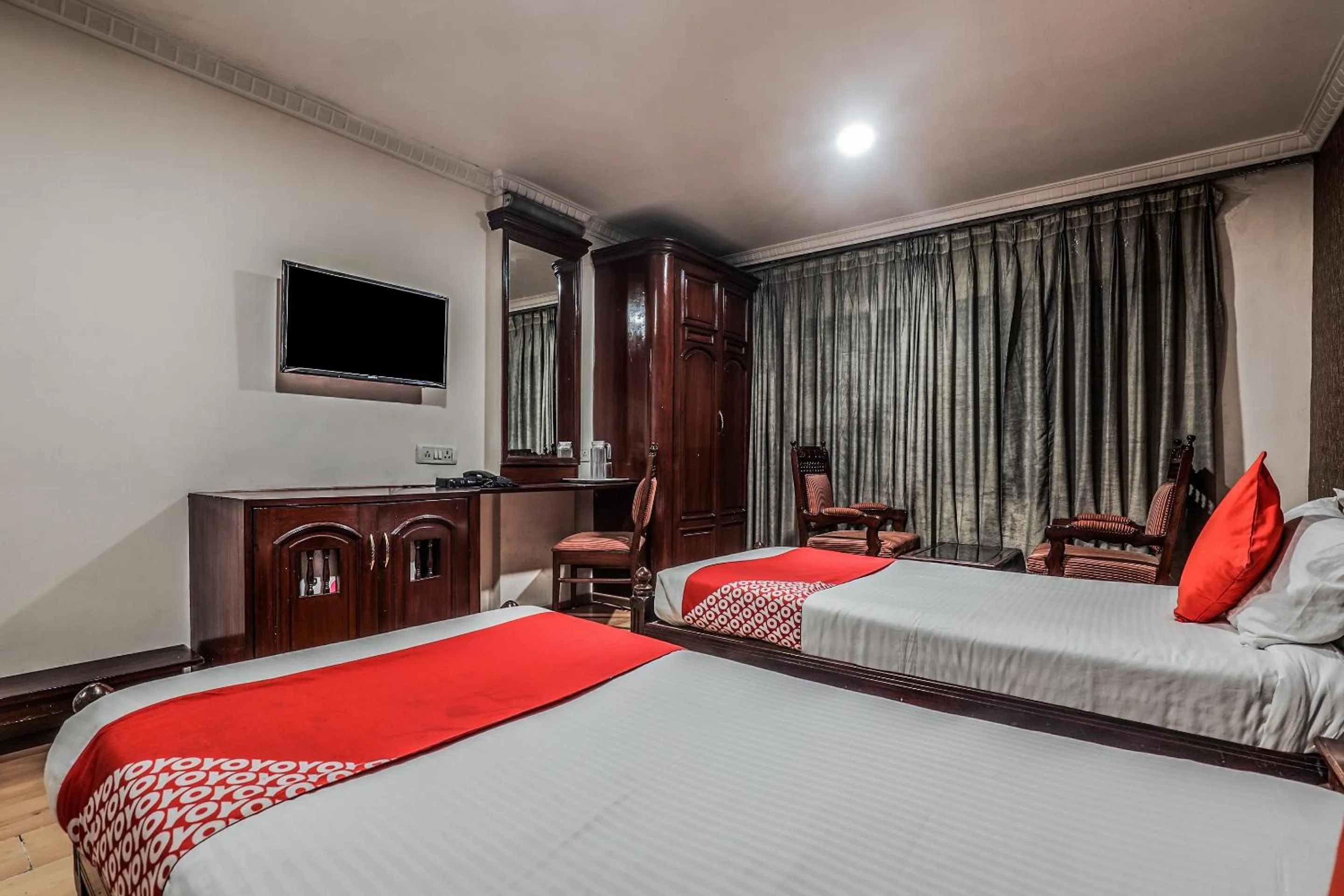 Bedroom, Bed in Hotel O Athithi Inn Near Hyderabad Central