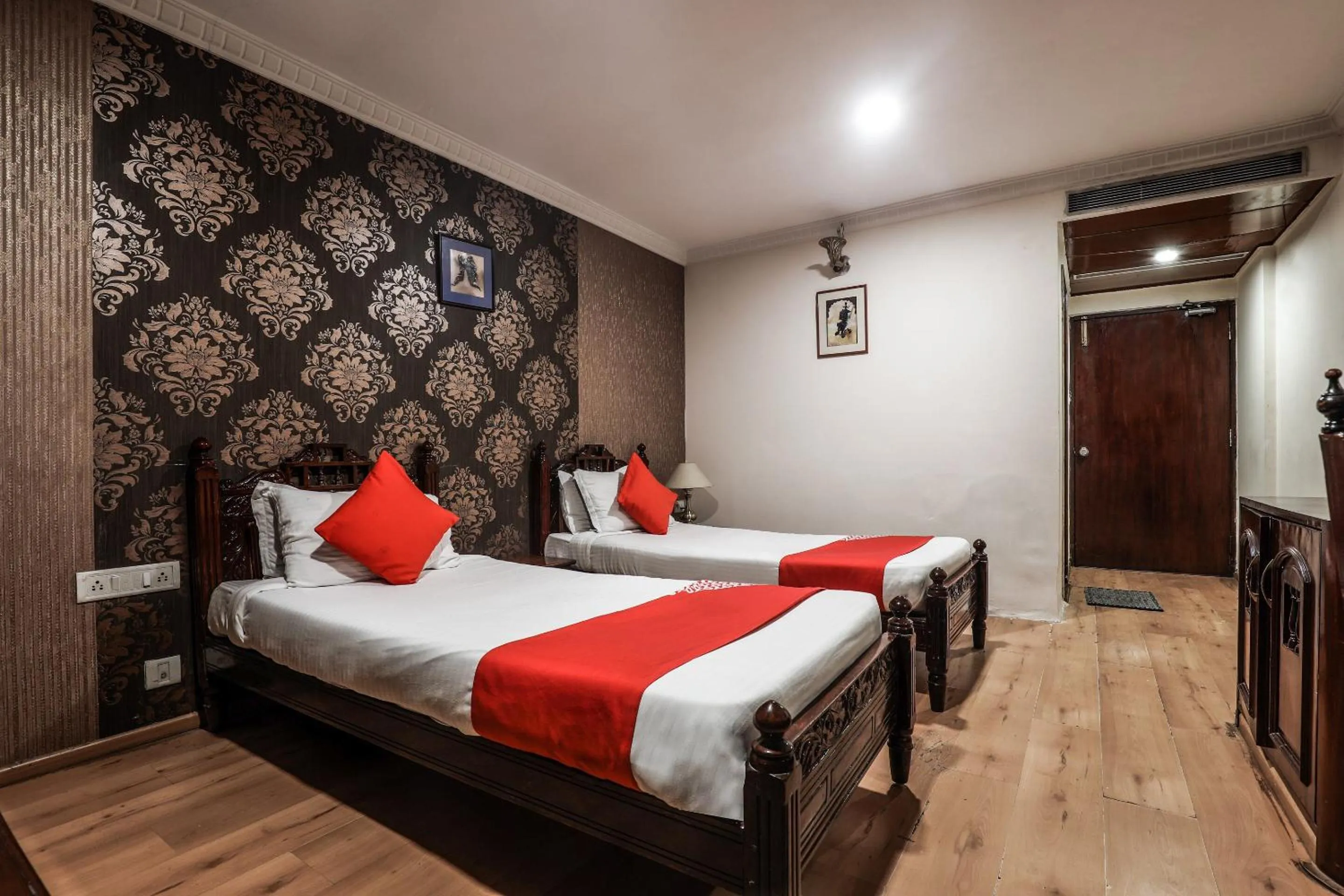 Bedroom, Bed in Hotel O Athithi Inn Near Hyderabad Central