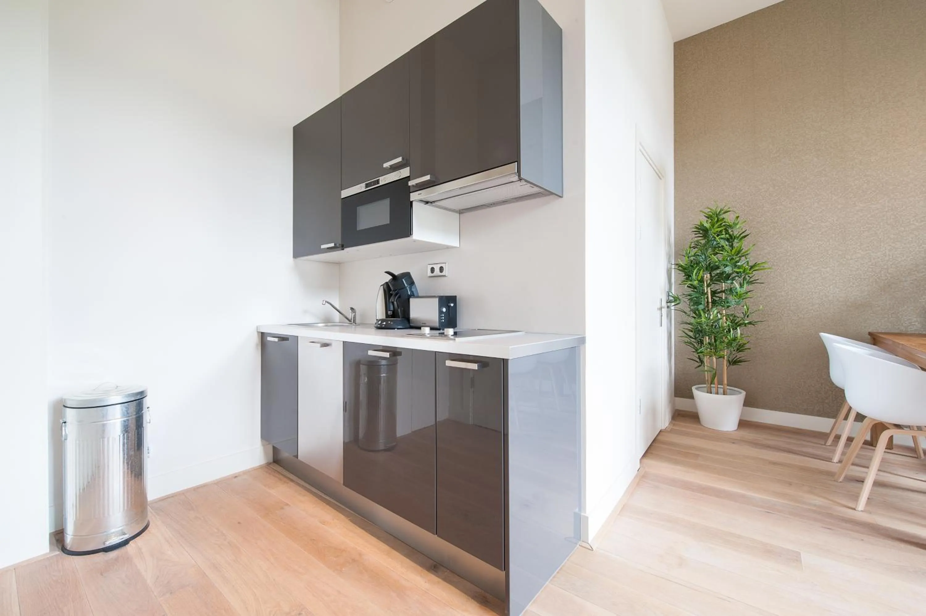 Kitchen or kitchenette in Museumpark Apartments