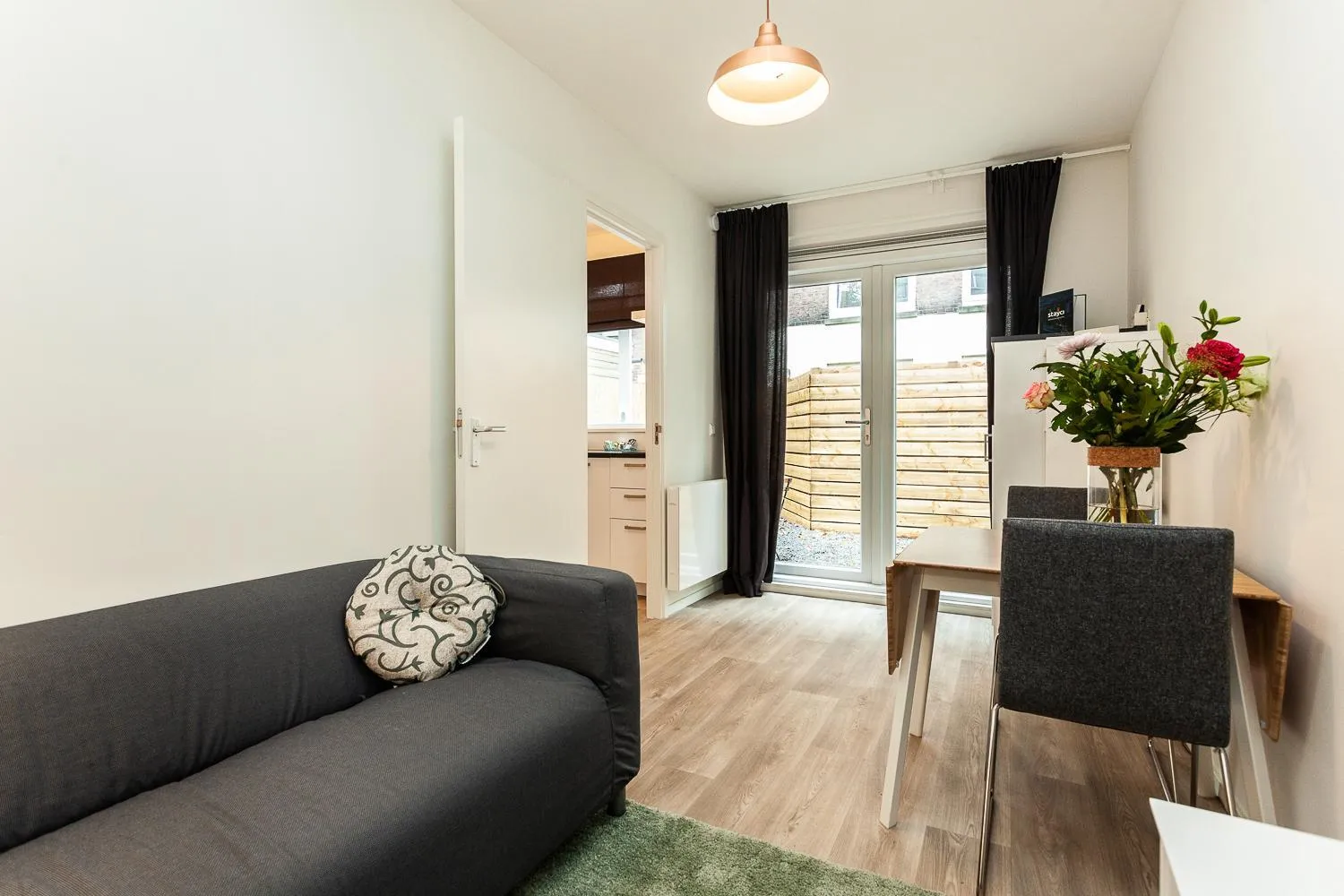 Living room in Museumpark Apartments