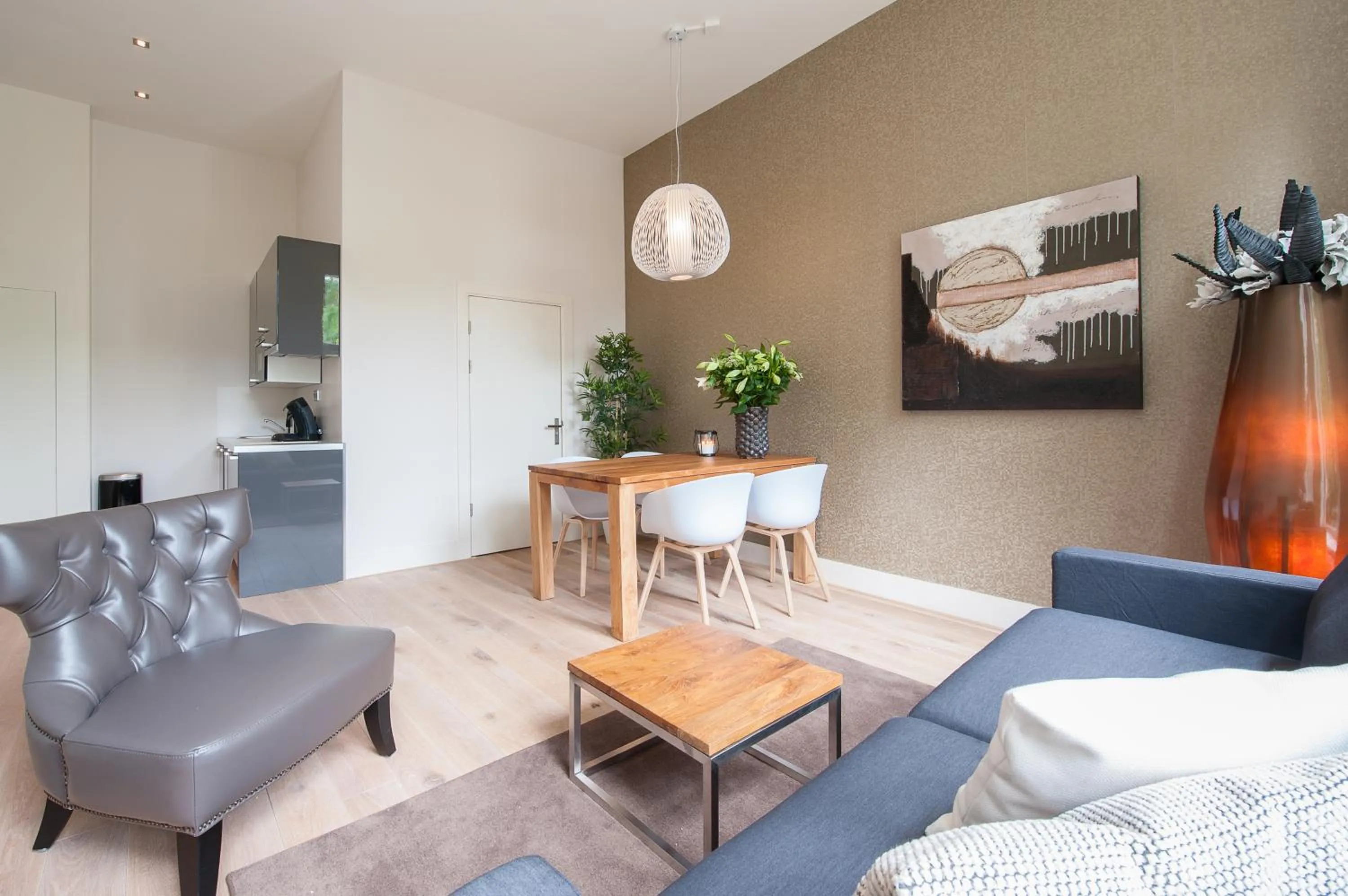 Kitchen or kitchenette in Museumpark Apartments