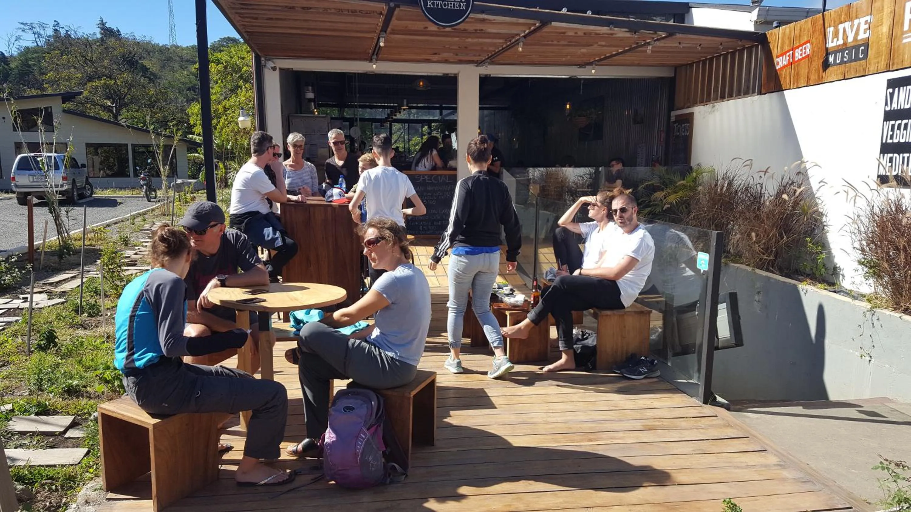 People in OutBox Inn