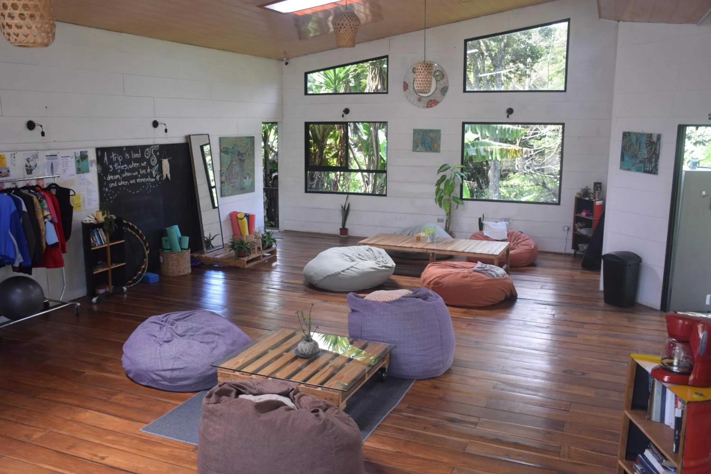 Lobby or reception in OutBox Inn