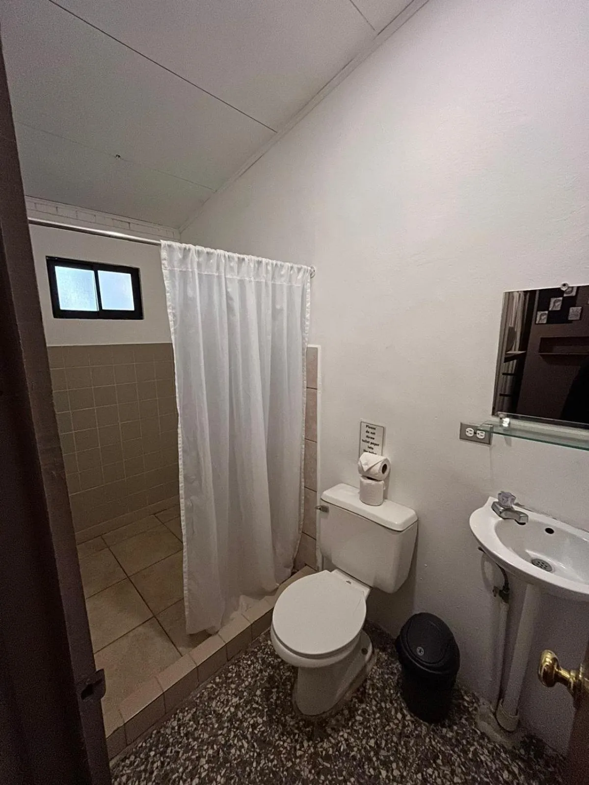 Bathroom in OutBox Inn