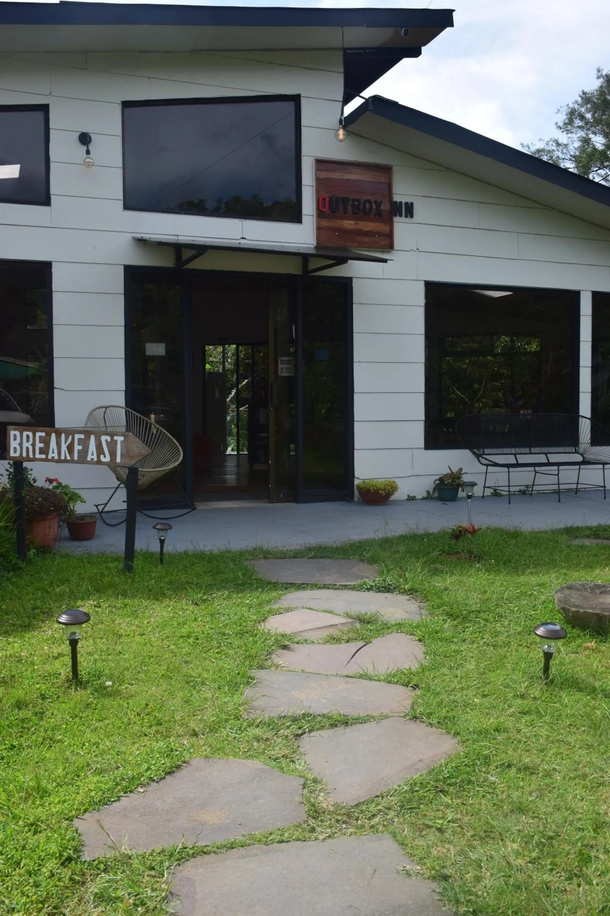 Property building in OutBox Inn