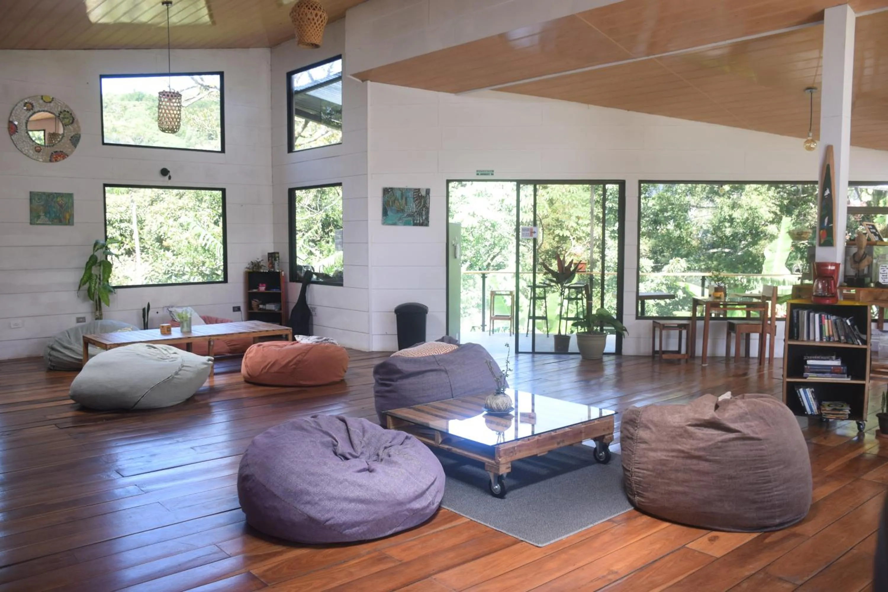 Lobby or reception in OutBox Inn