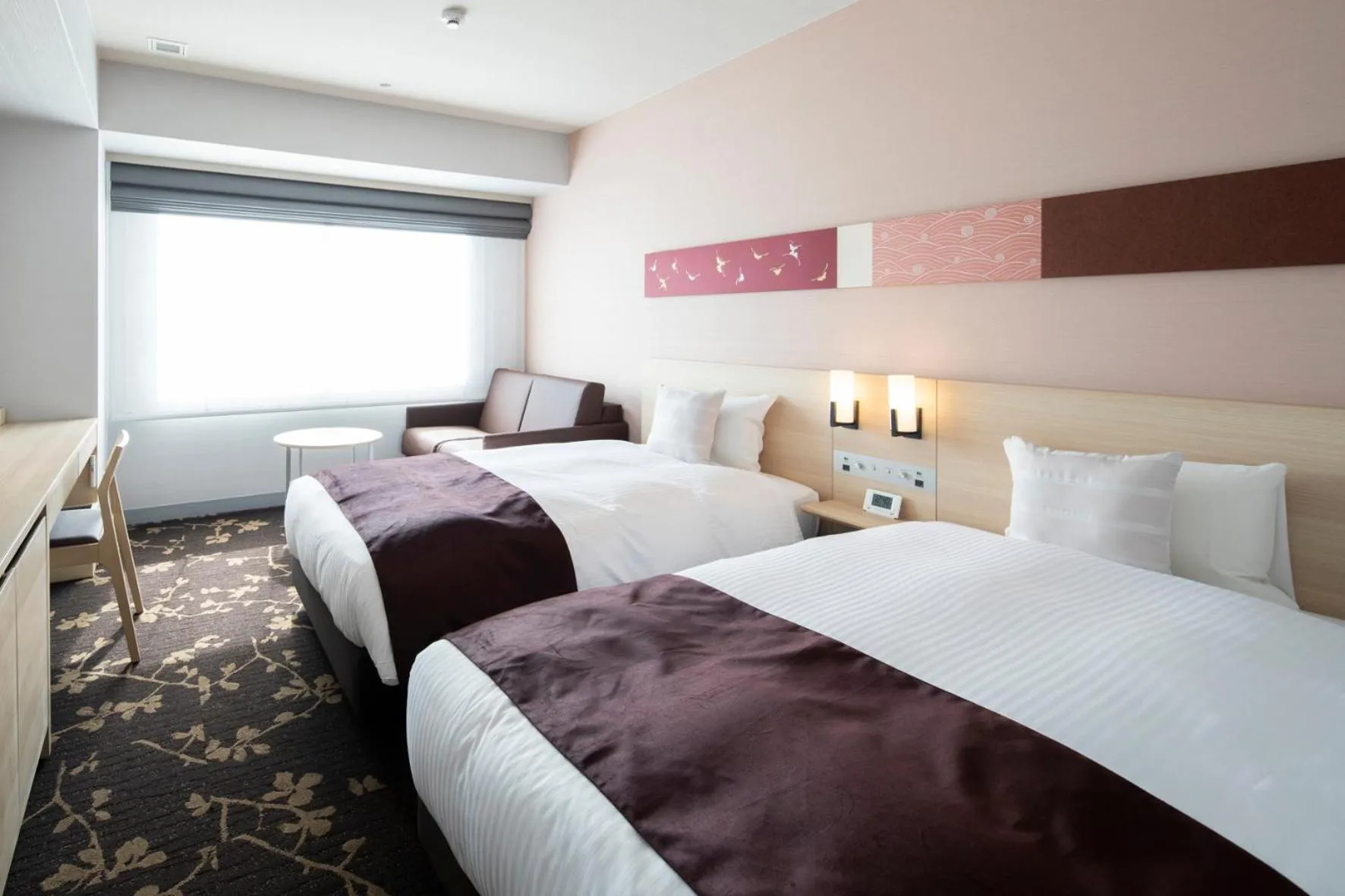 Bed in Kyoto U-BELL Hotel