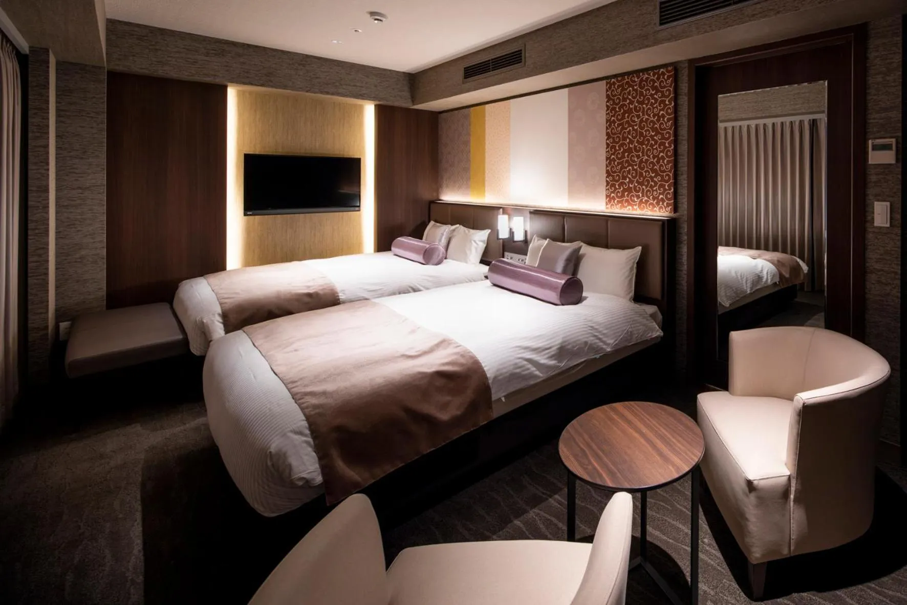 Photo of the whole room, Bed in Kyoto U-BELL Hotel