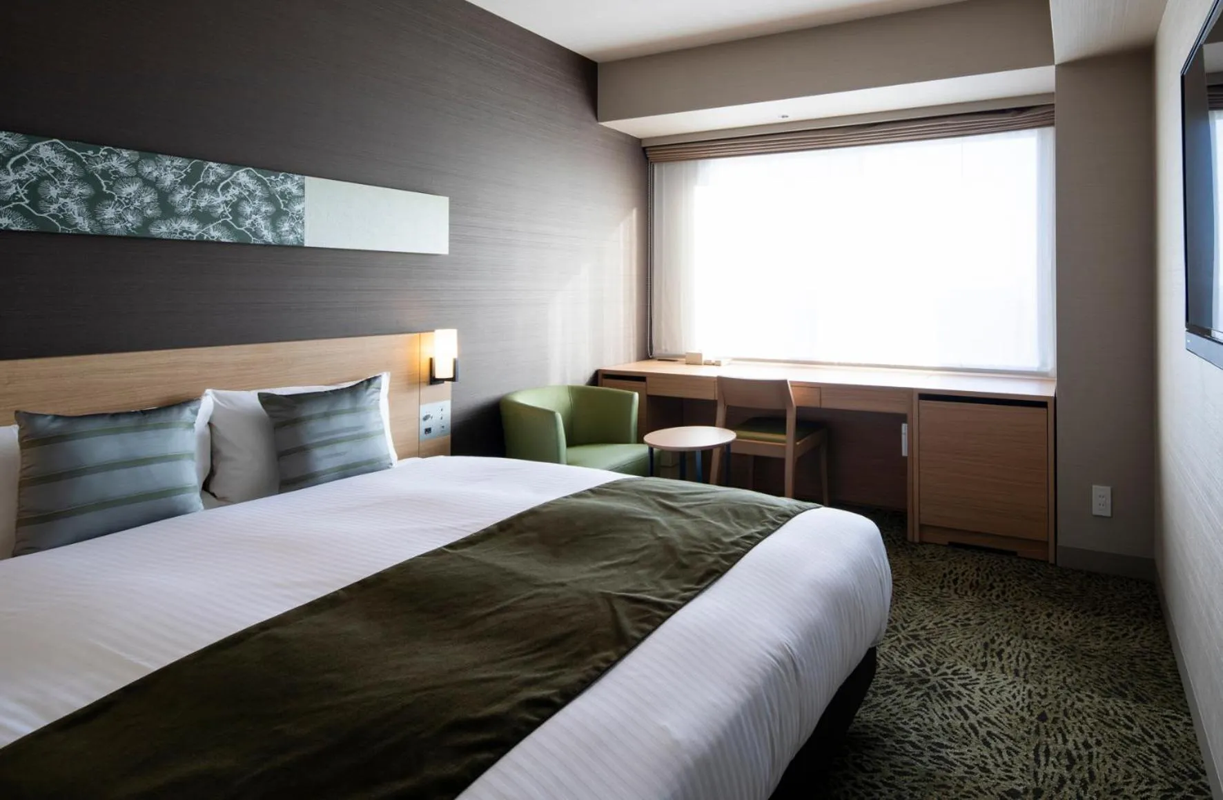 Photo of the whole room, Bed in Kyoto U-BELL Hotel