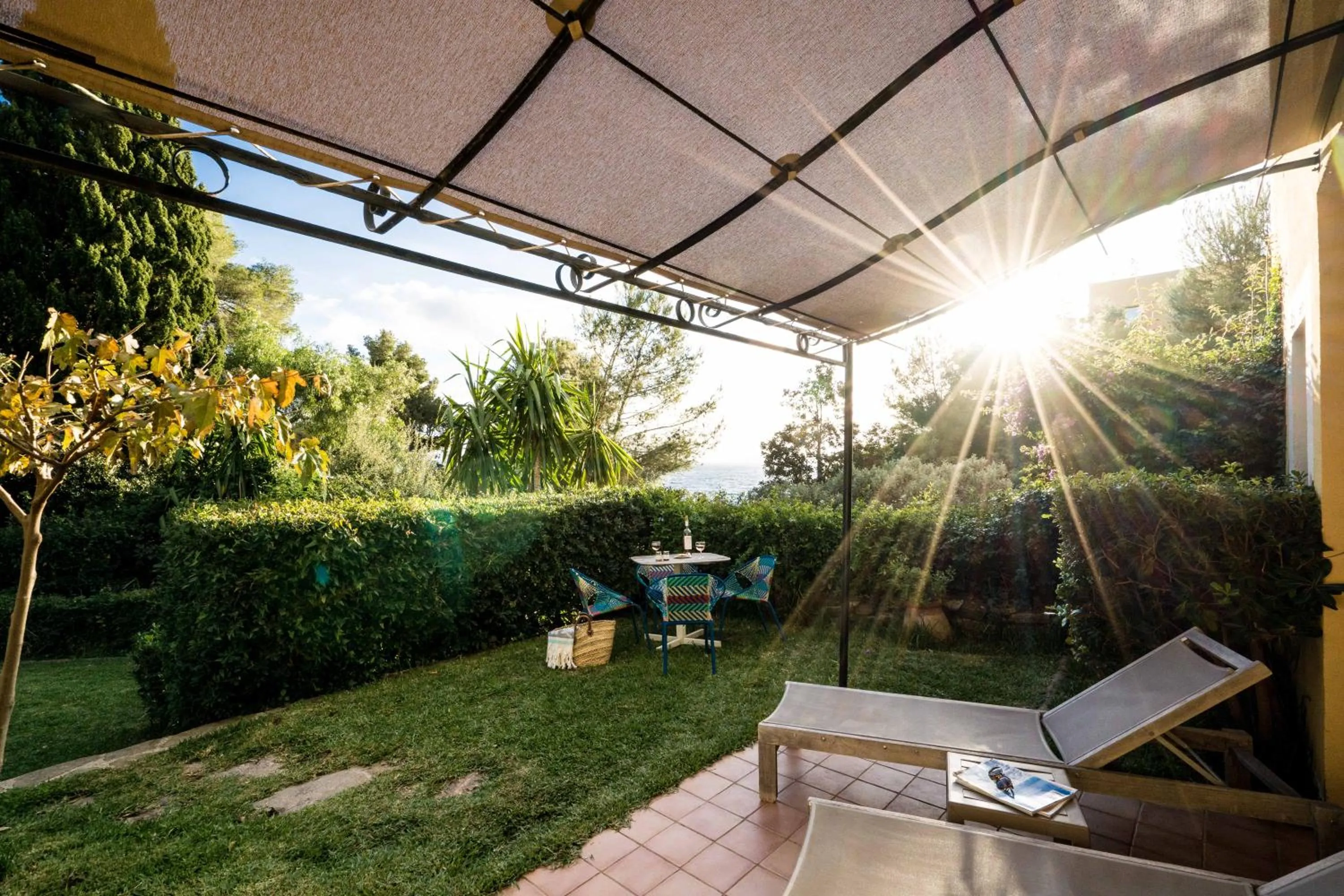 Patio in La Résidence du Bailli