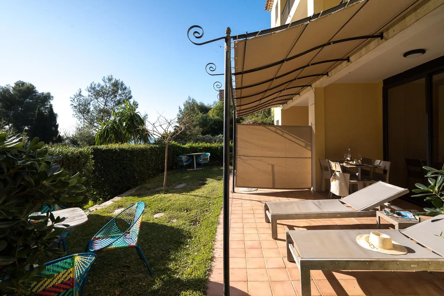 Patio in La Résidence du Bailli