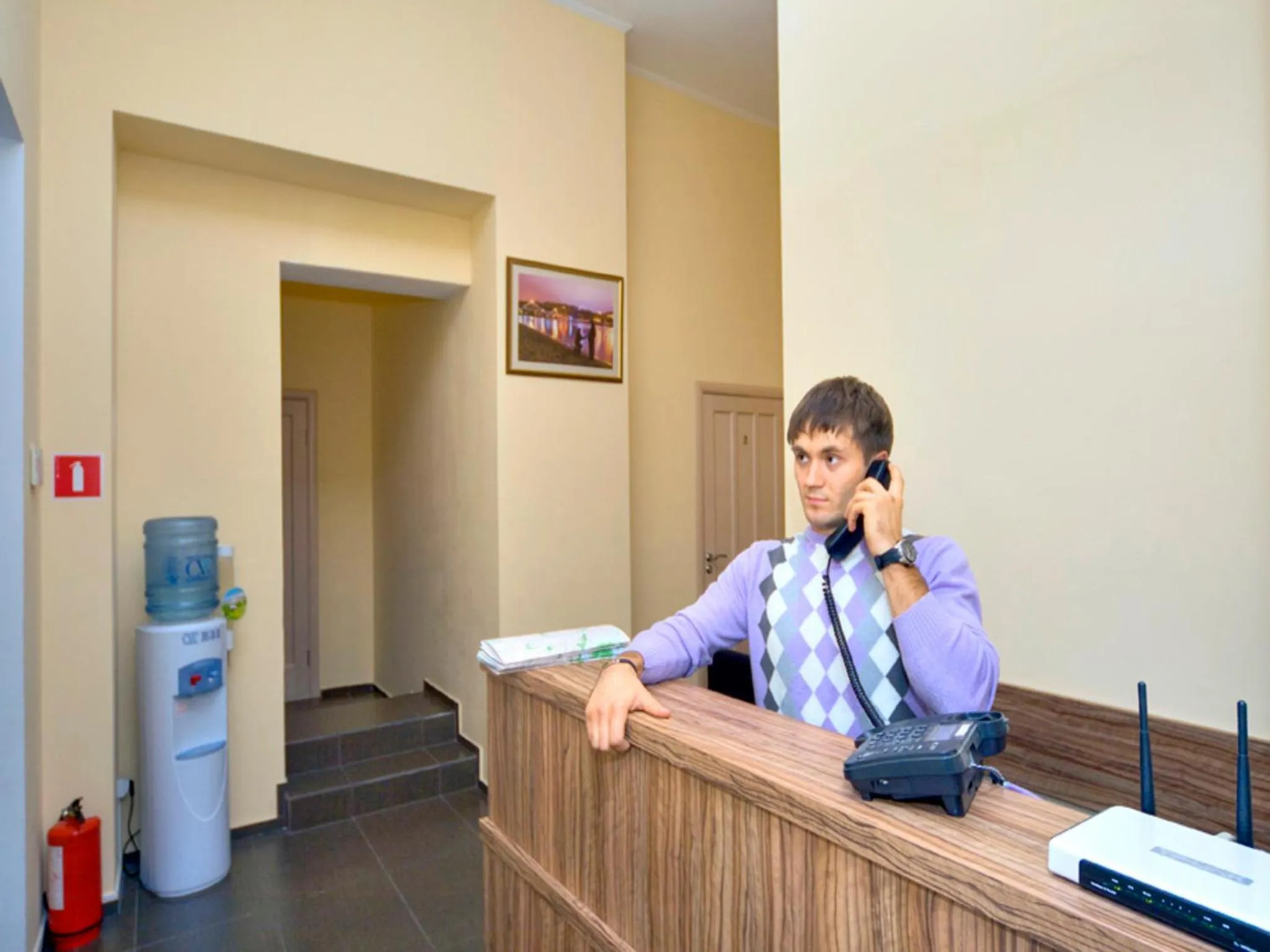 Staff in Best Season Apart Hotel