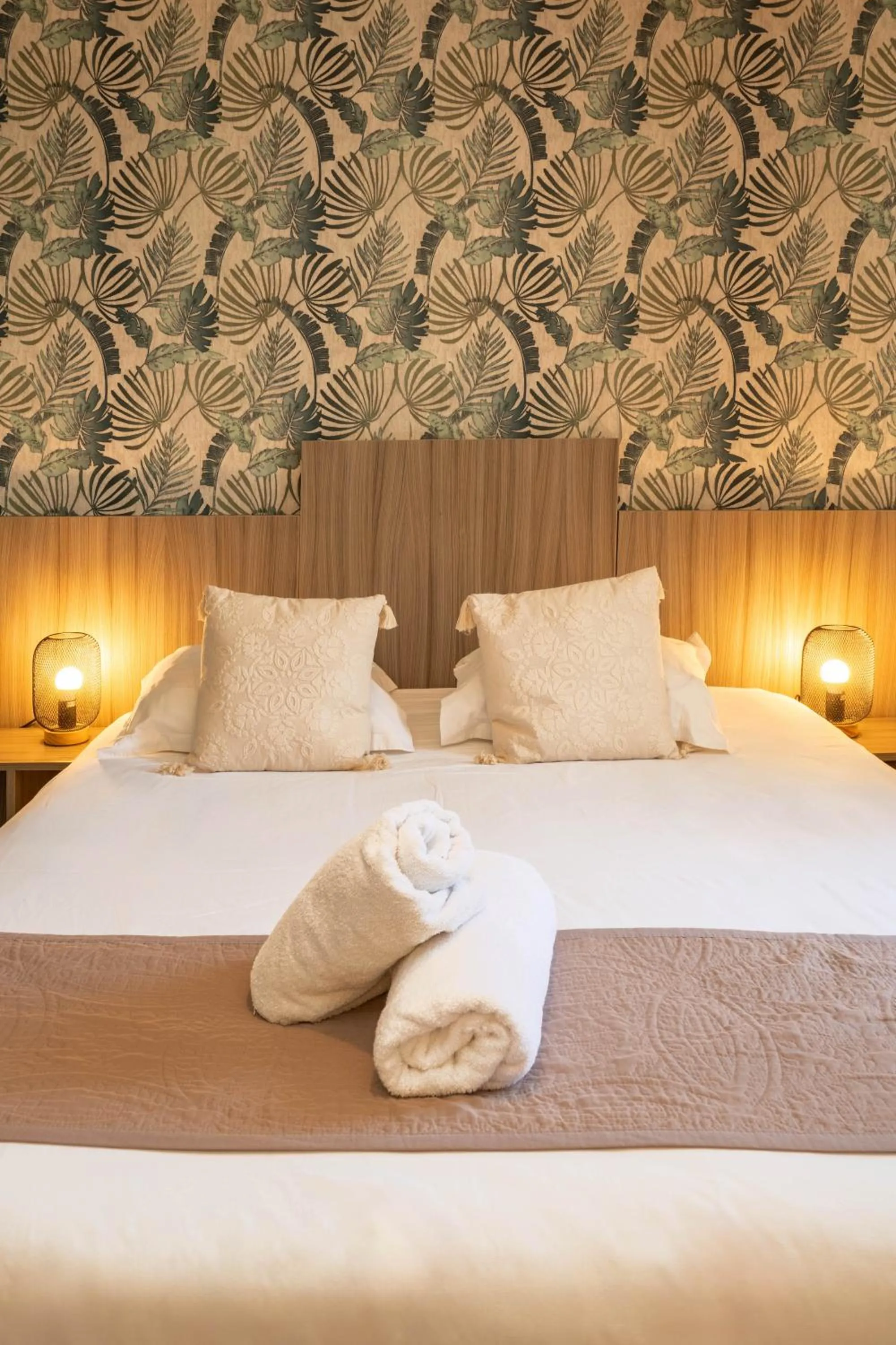 Bed in Hotel du Levant