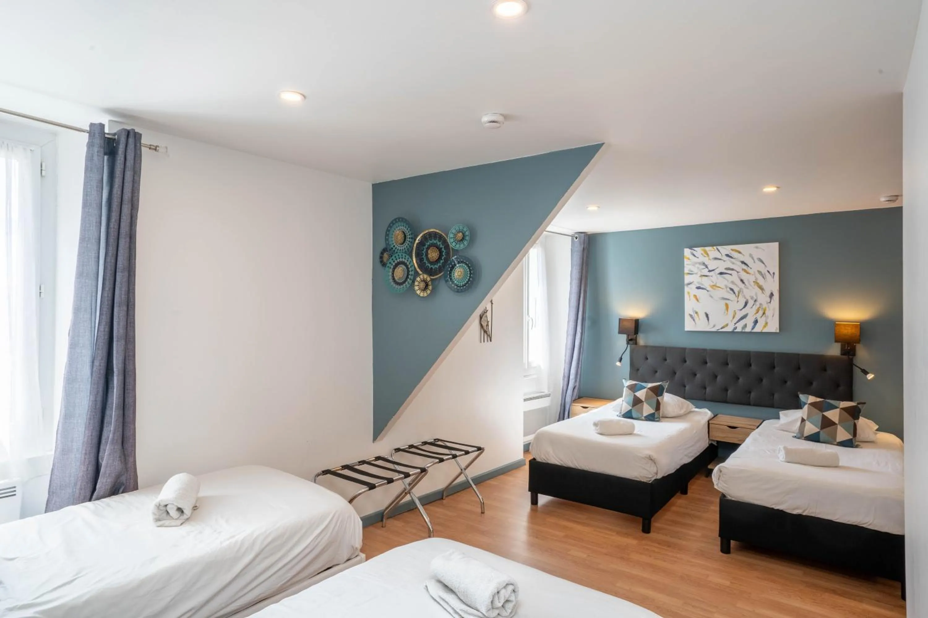 Bed in Hotel du Levant