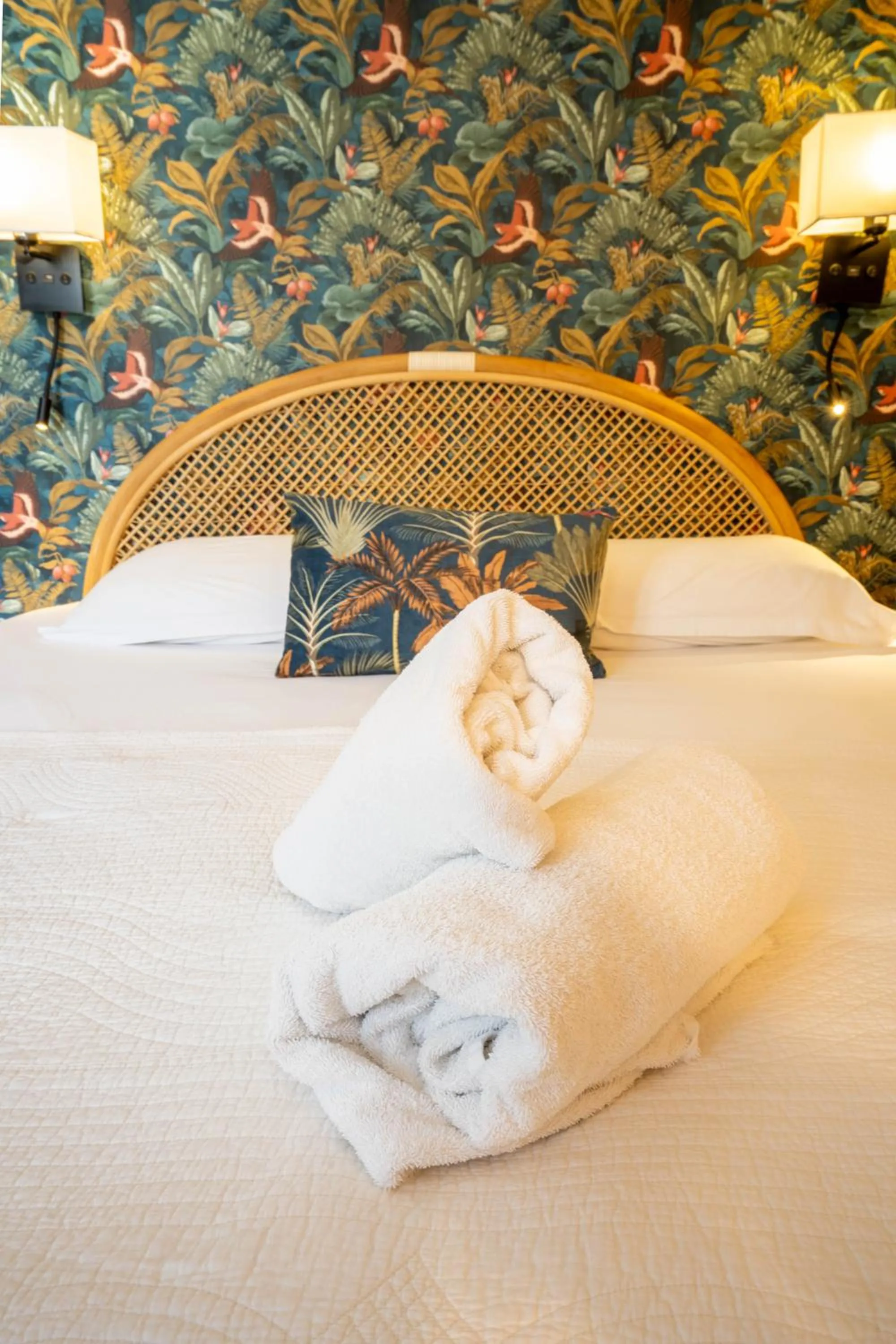 Bed in Hotel du Levant