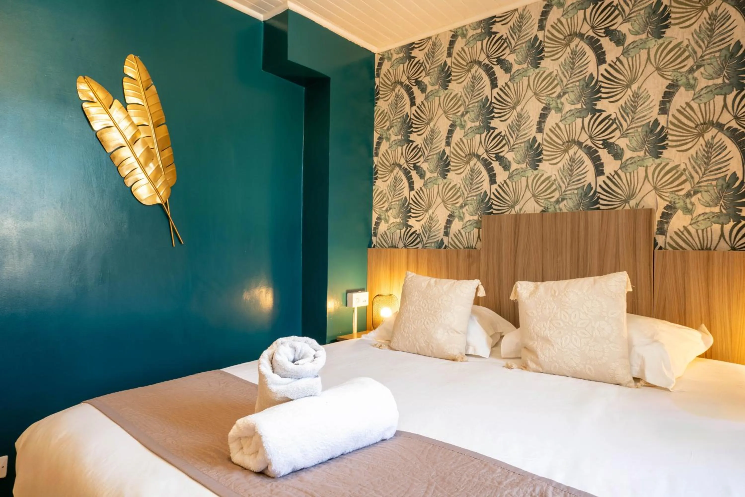 Bed in Hotel du Levant