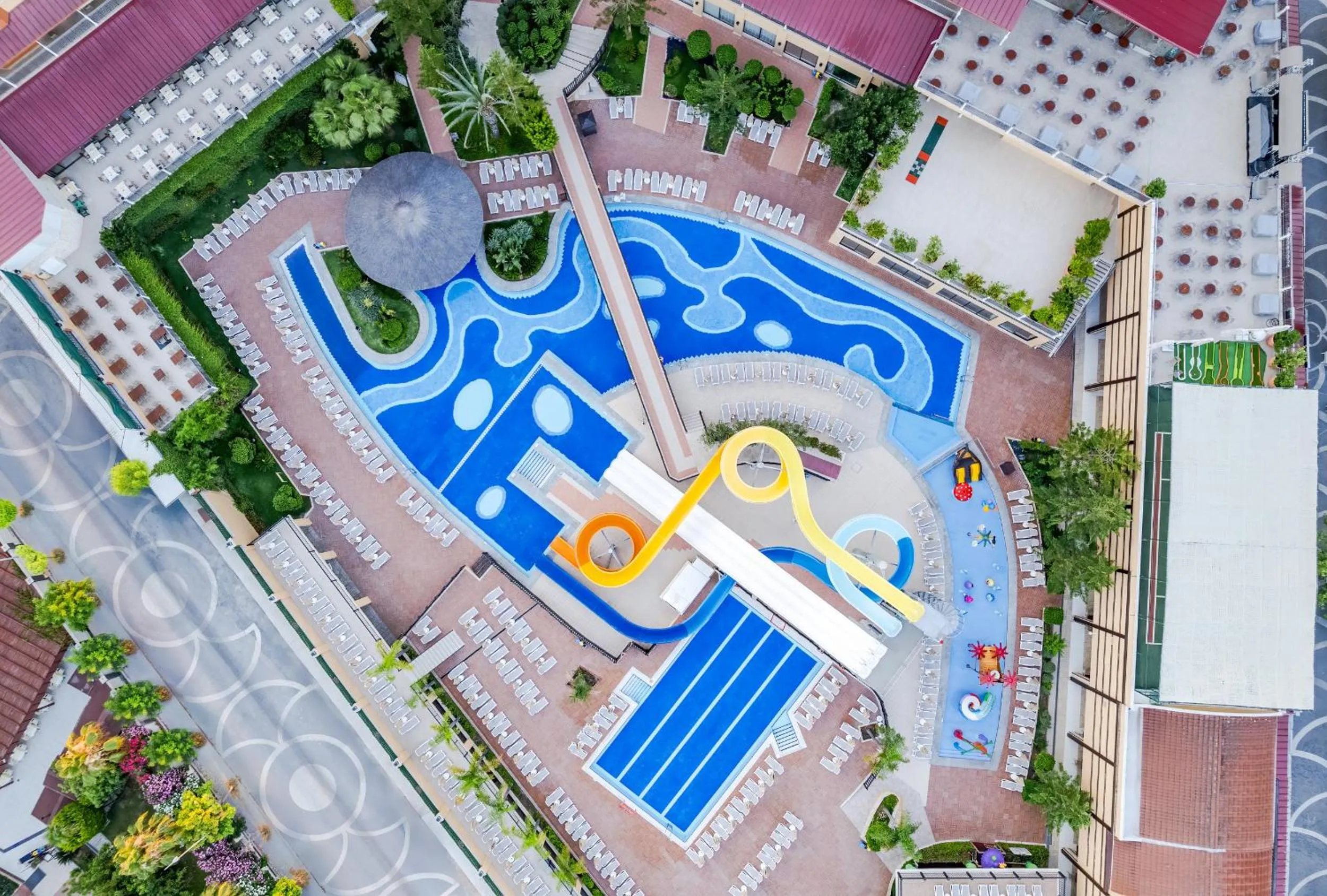 Bird's eye view in Villa Side Residence