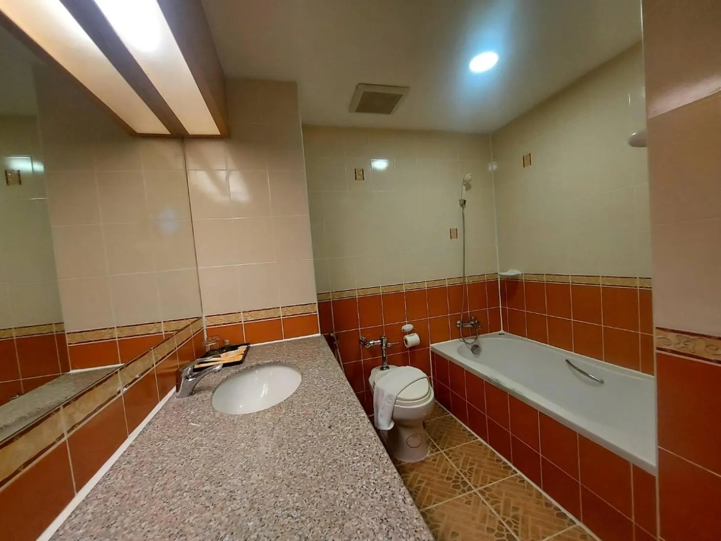 Toilet in M Hotel Danok