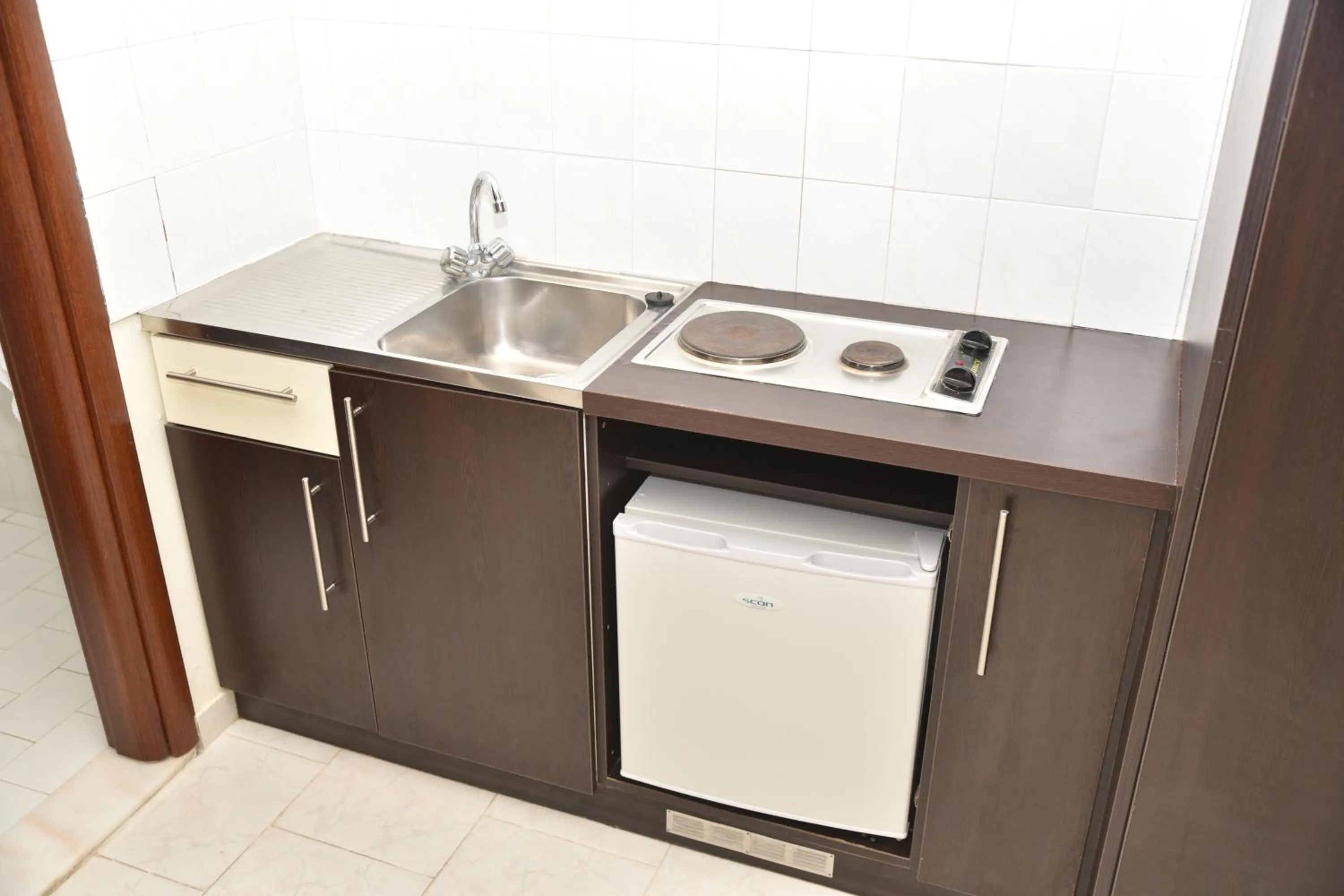 Kitchen or kitchenette in Rose Hotel Faliraki