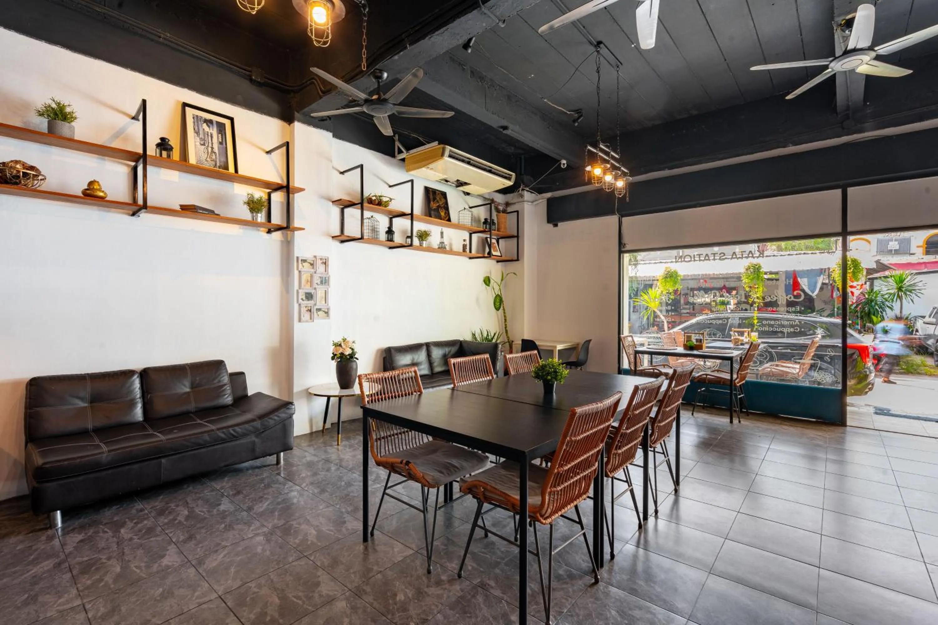 Seating area in Kata Station Boutique Hotel