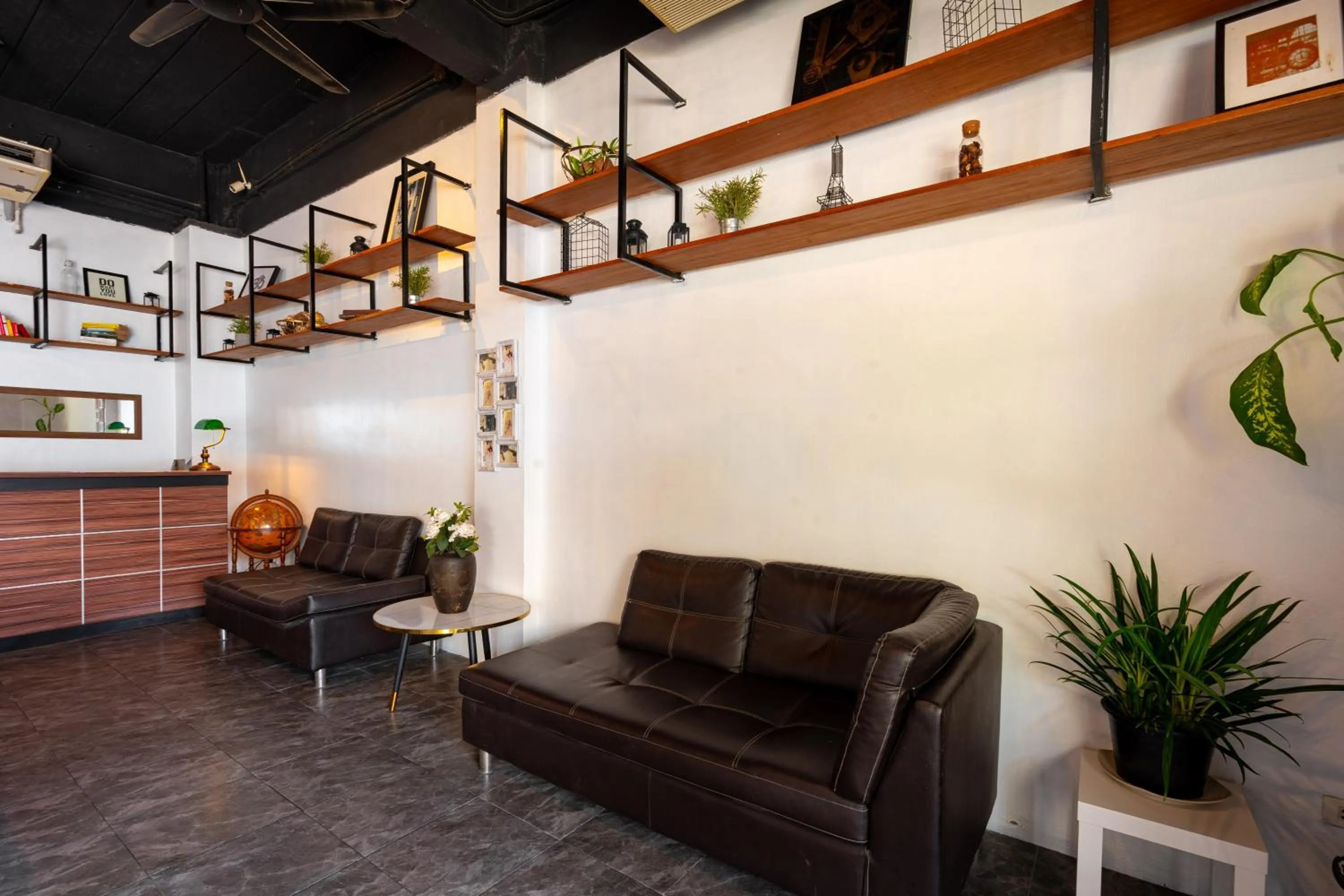 Seating area in Kata Station Boutique Hotel