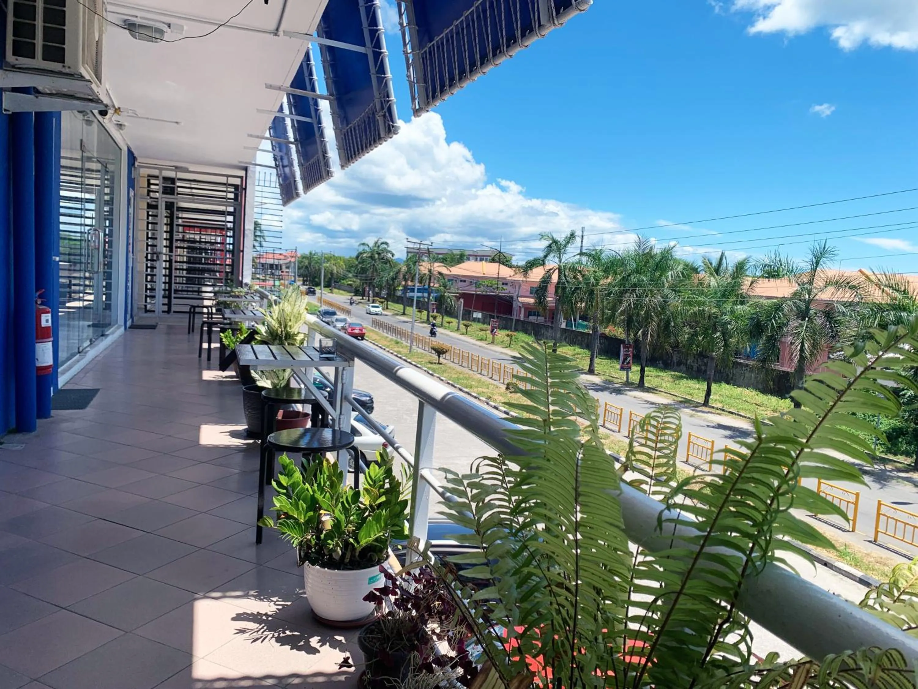 Balcony/Terrace in AE Semporna Guesthouse 极潜旅店