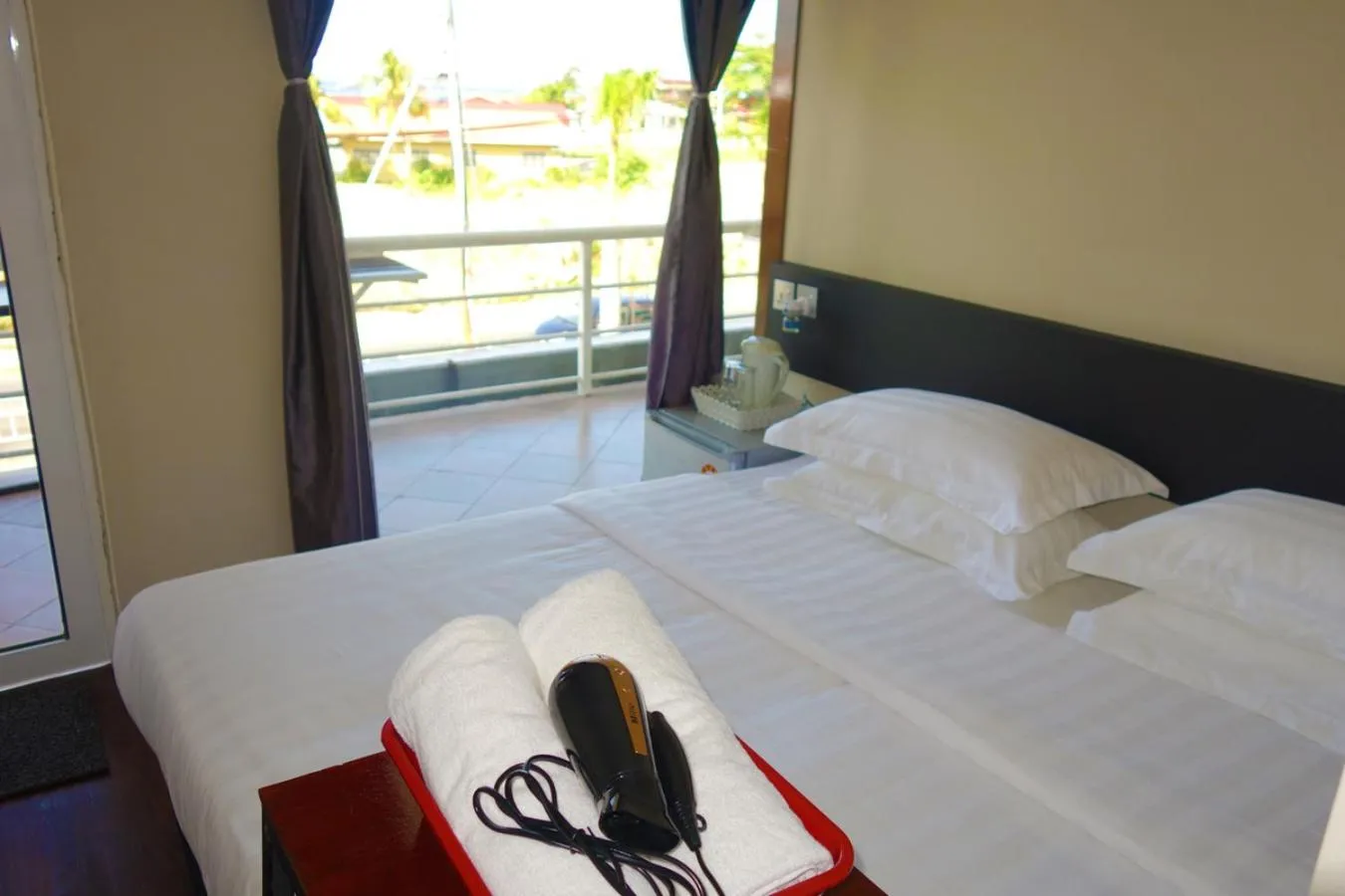 Bed in AE Semporna Guesthouse 极潜旅店