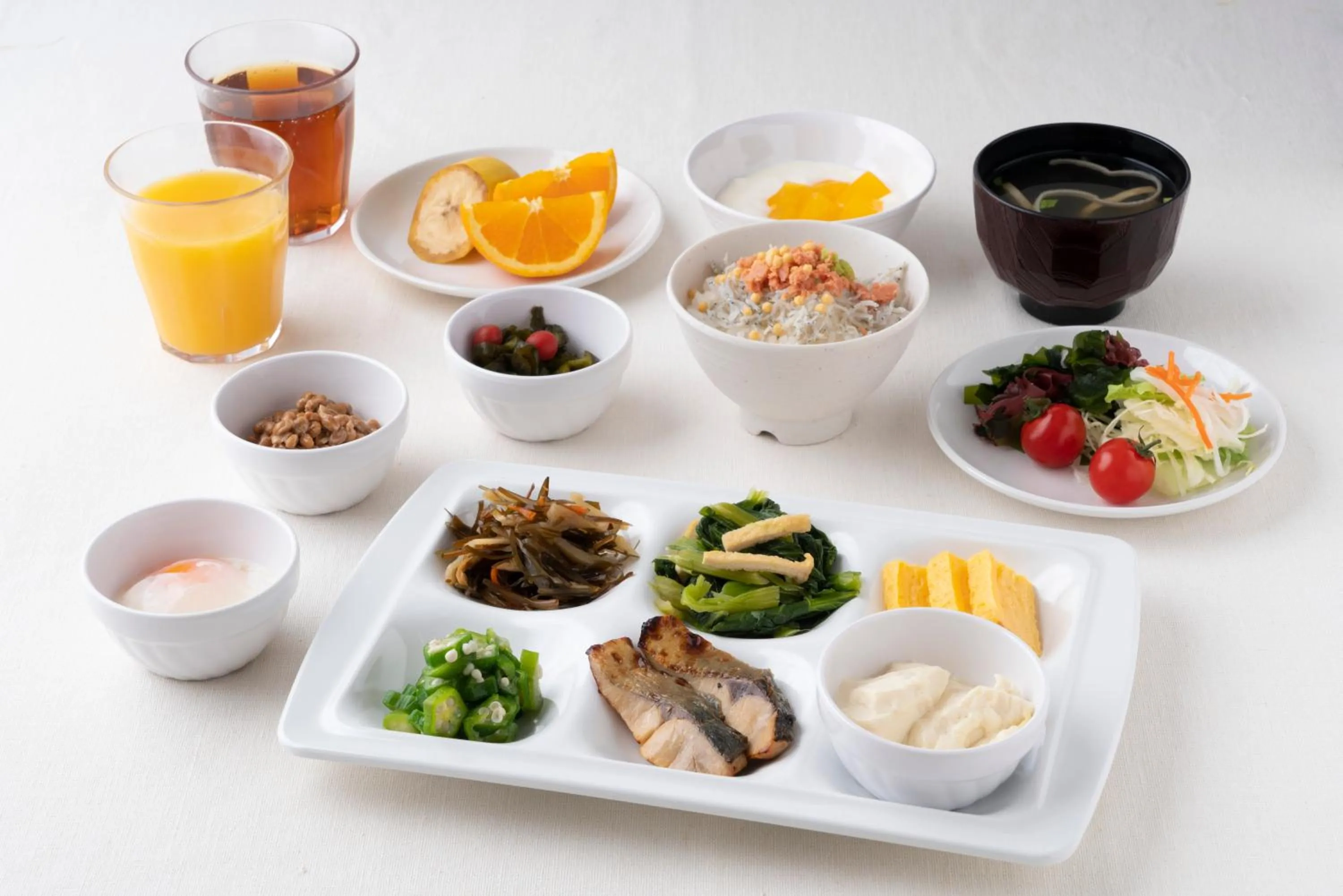 Buffet breakfast in Just Inn Premium Toyohashi Station