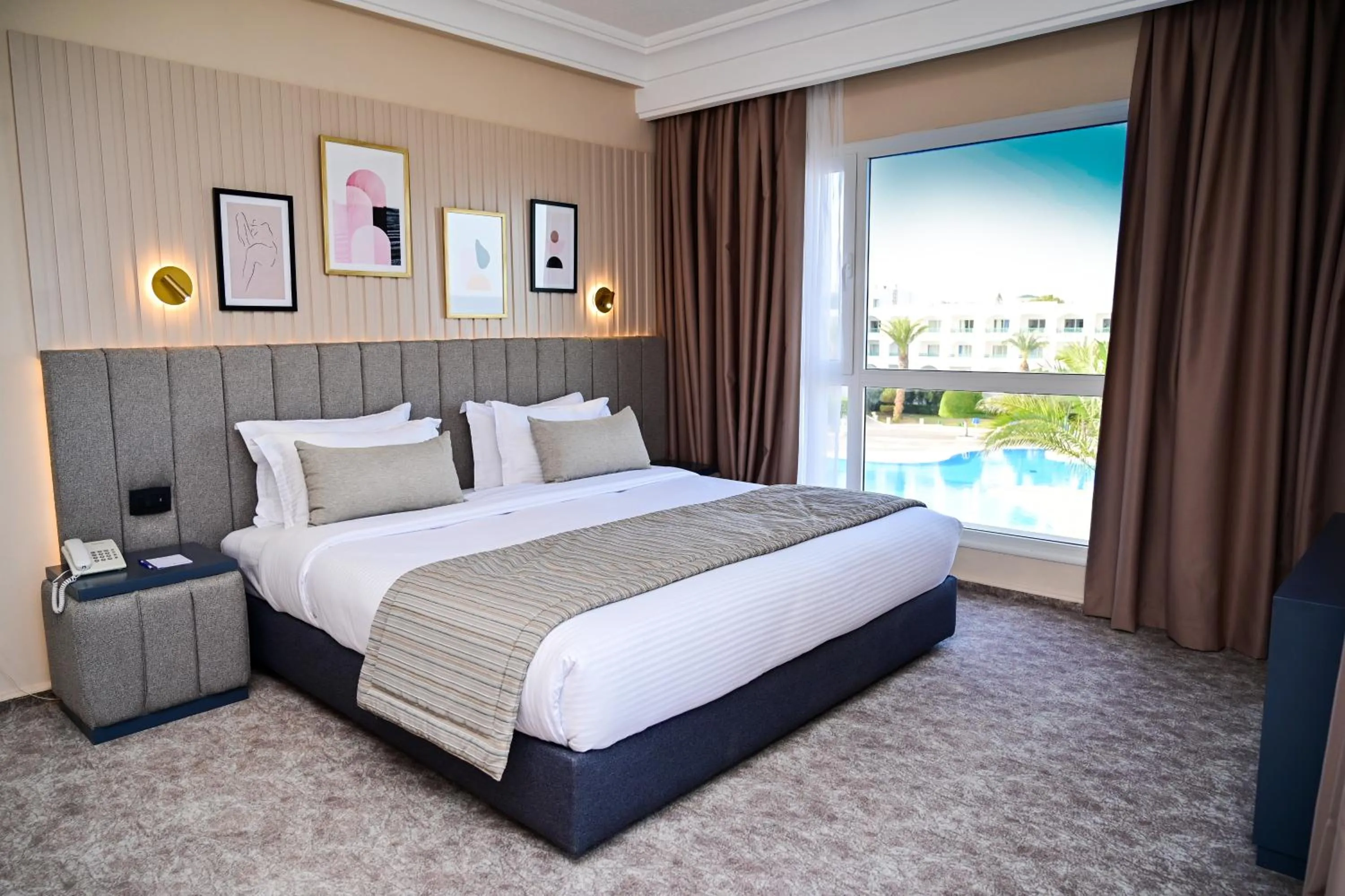 Bed in Mahdia Palace Thalasso