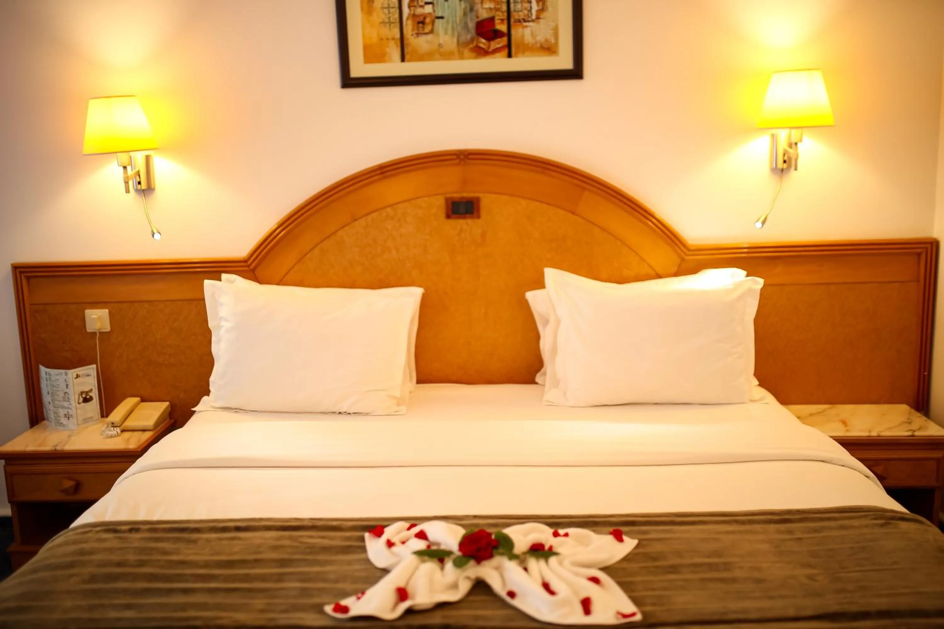 Bed in Mahdia Palace Thalasso