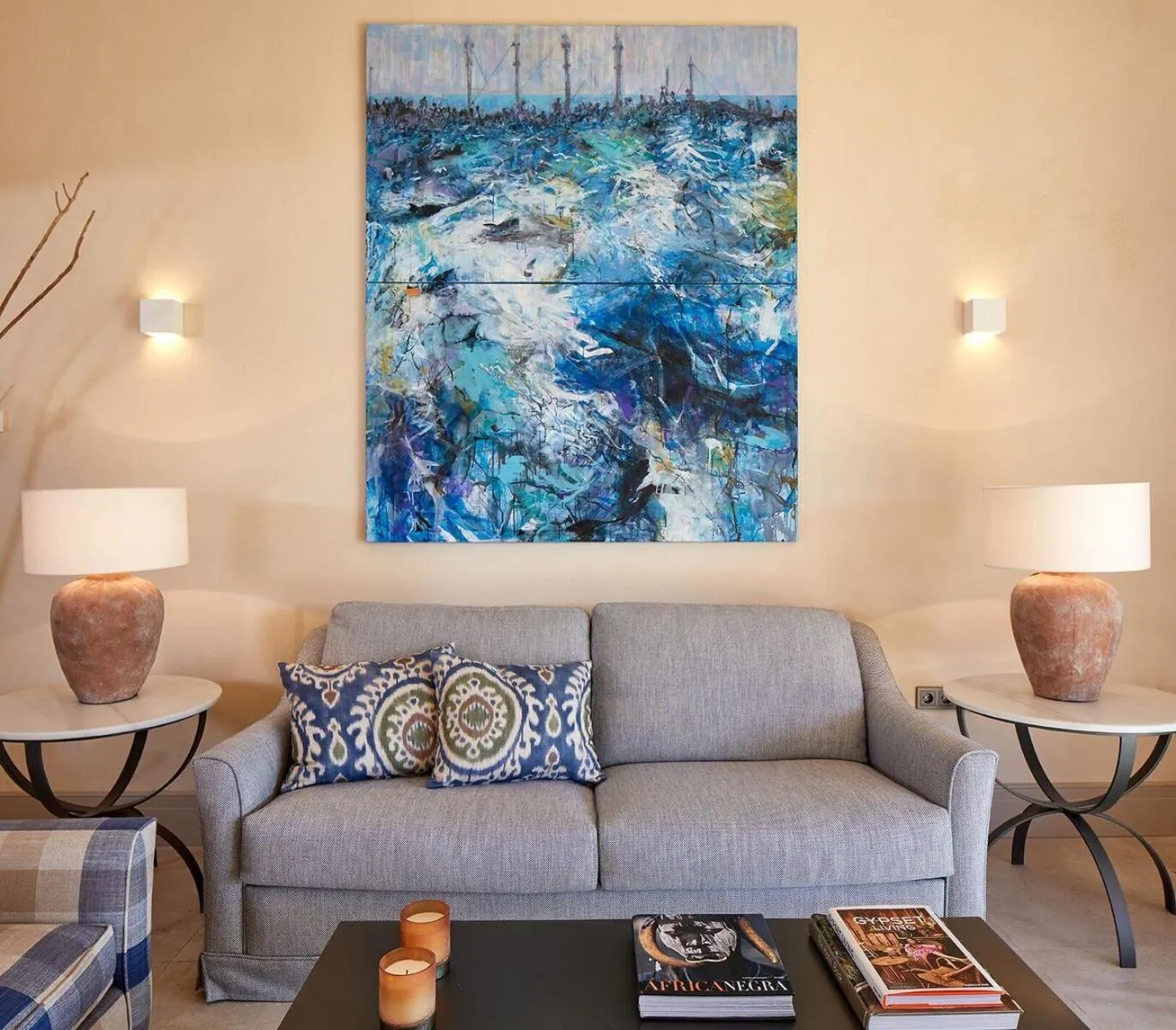 Living room in Trafalgar Polo Club