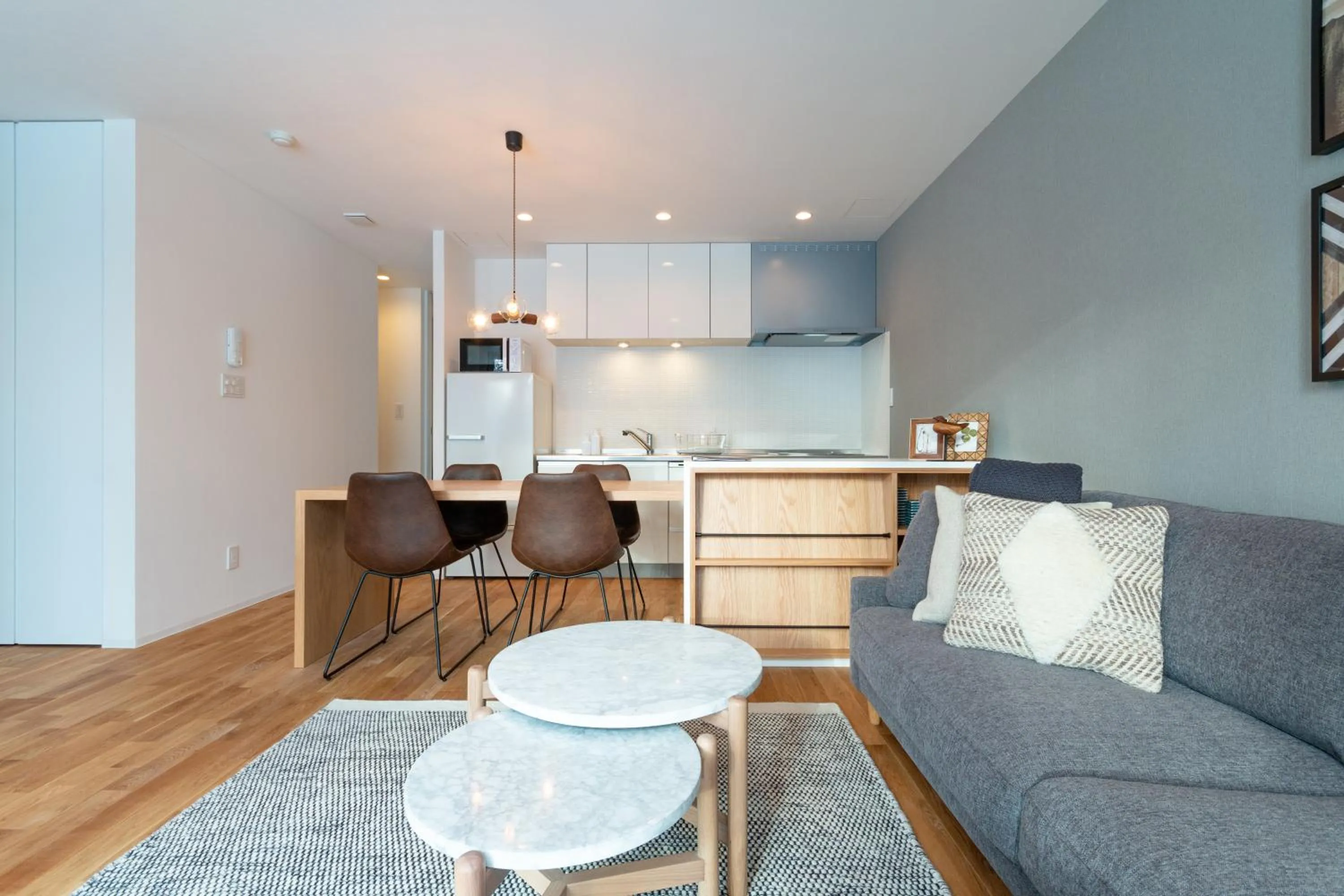 Living room in ROKU by H2 Life