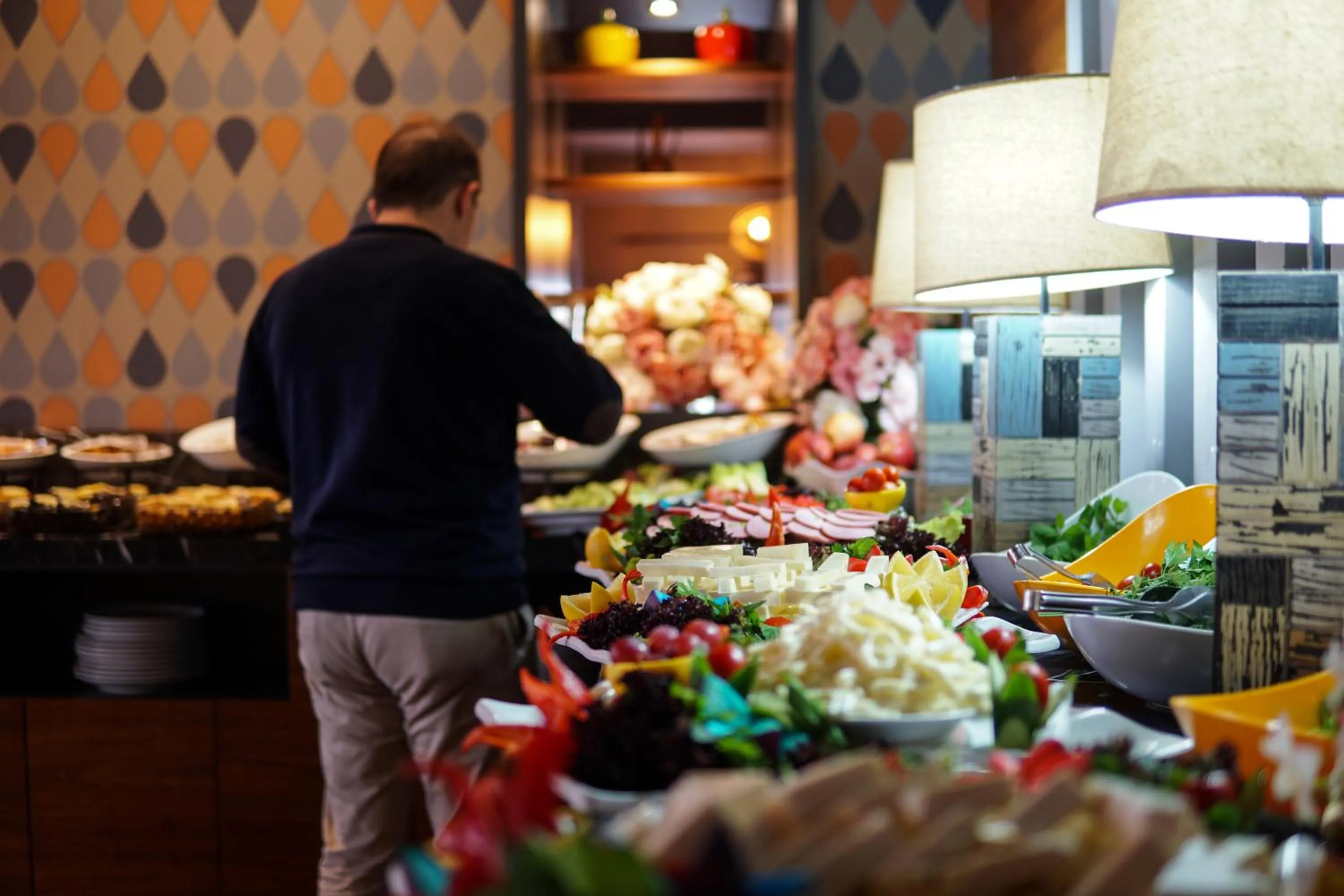 Buffet breakfast in Hotel Yayoba