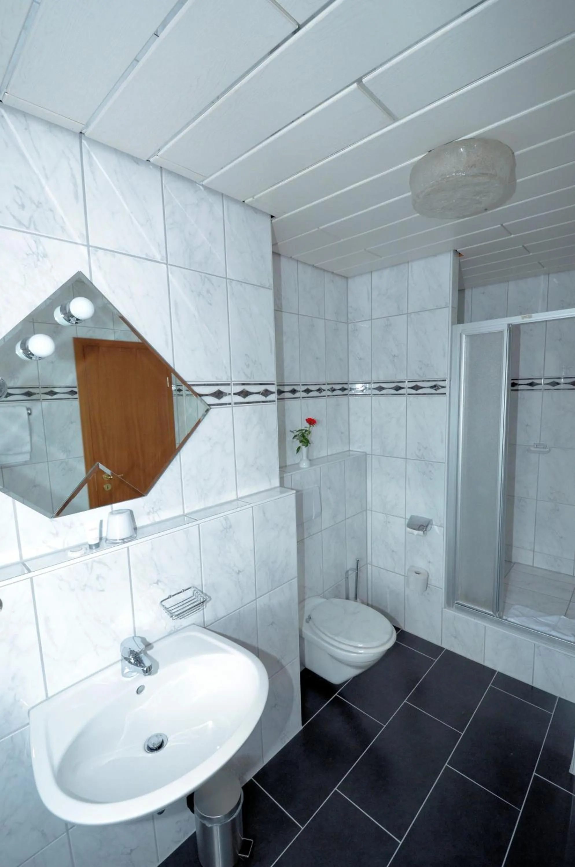 Shower in Hotel Altbacher Hof