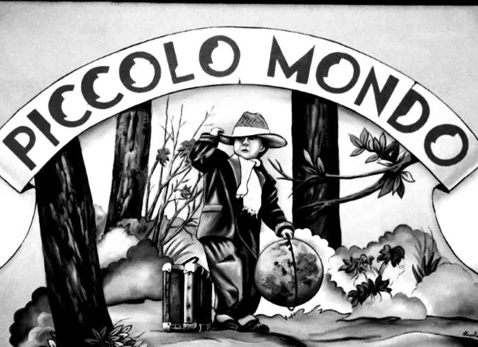Property logo or sign in Hotel Piccolo Mondo