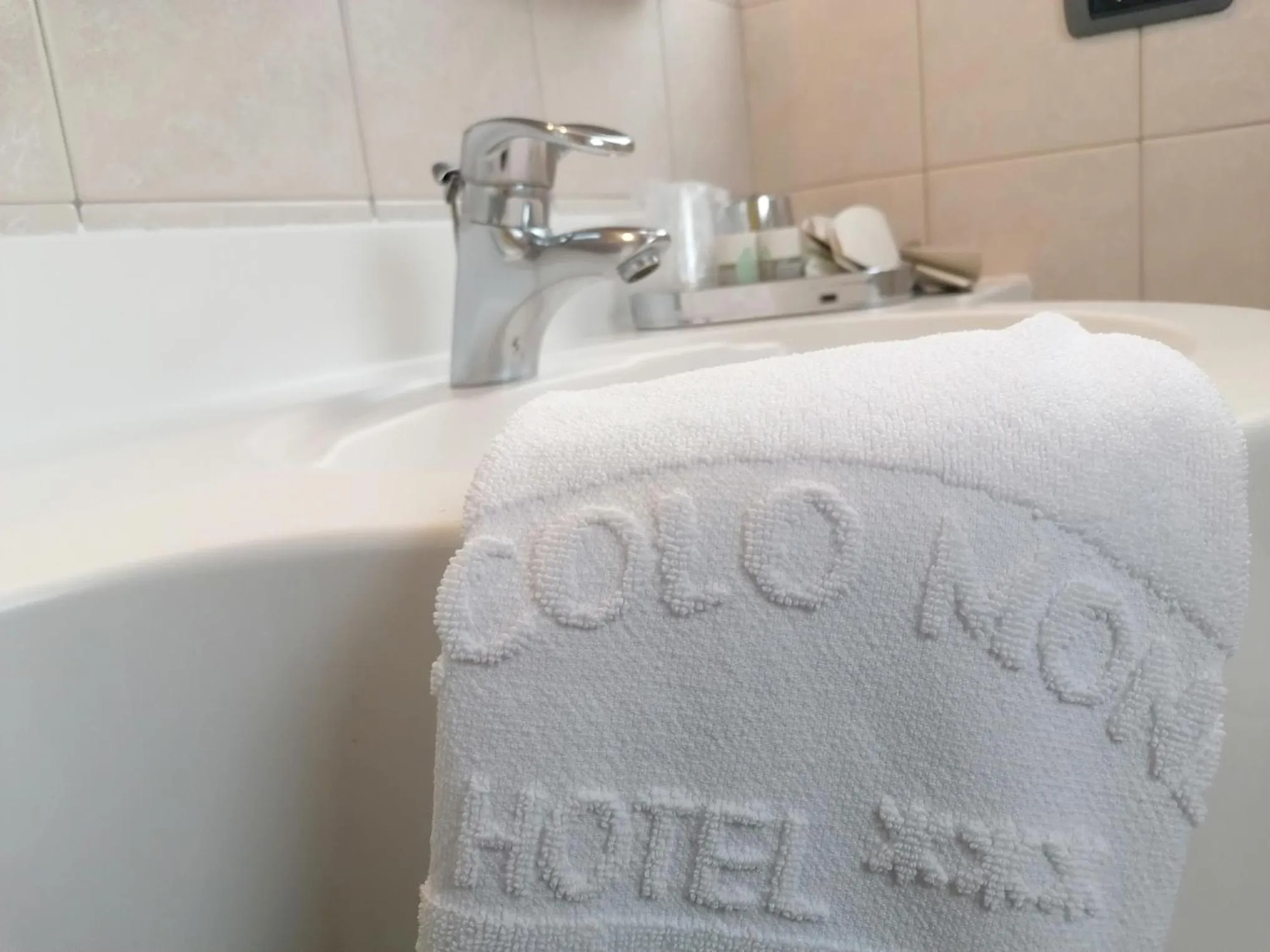 Bathroom in Hotel Piccolo Mondo