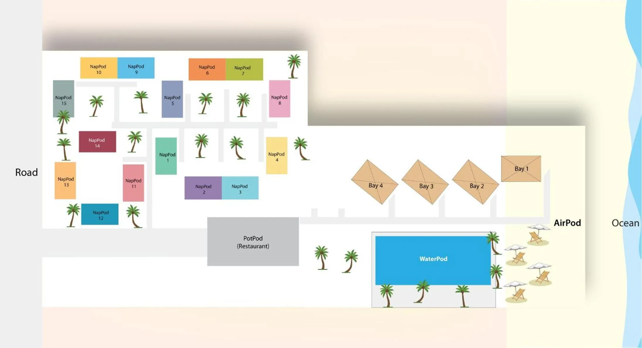 View (from property/room) in Arugambay PodBay