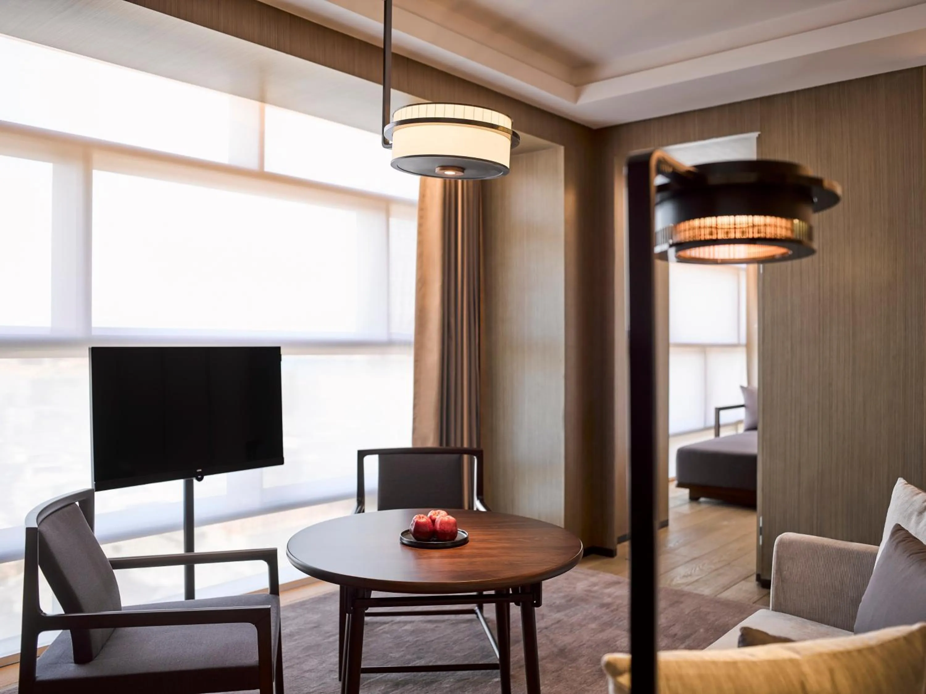 Communal lounge/ TV room in The PuXuan Hotel and Spa