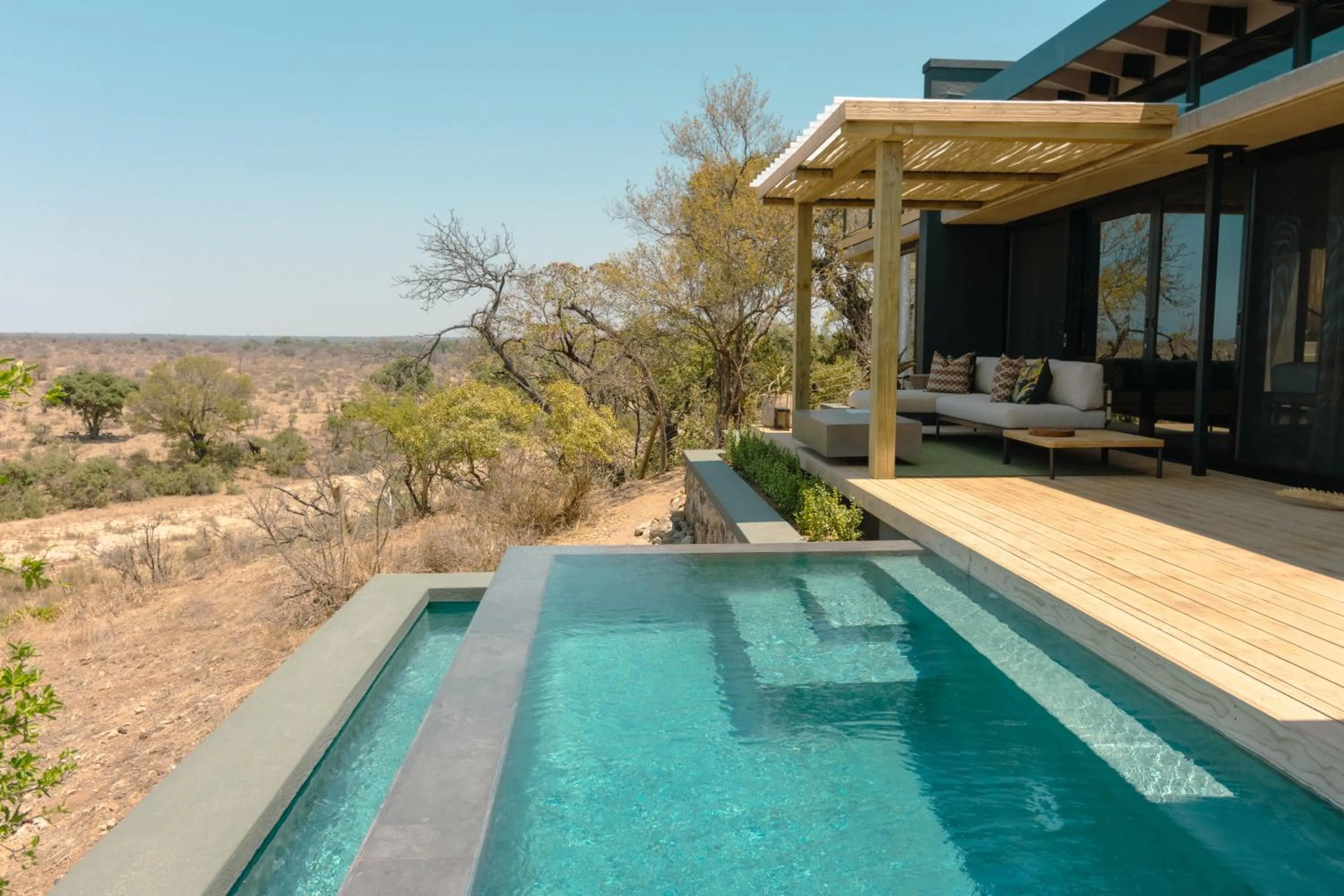 Swimming pool in Klaserie Drift Misava