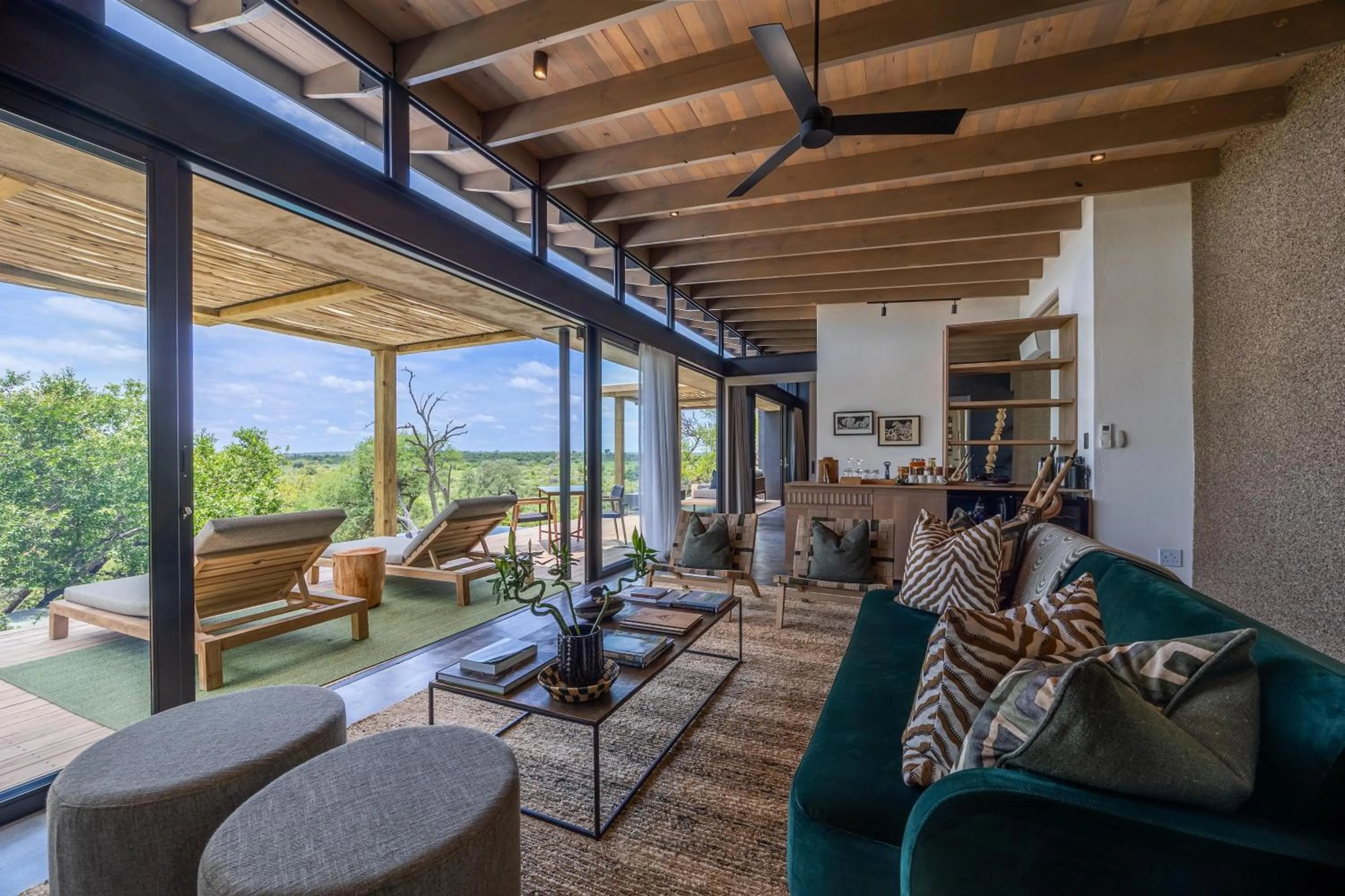 Seating area in Klaserie Drift Misava