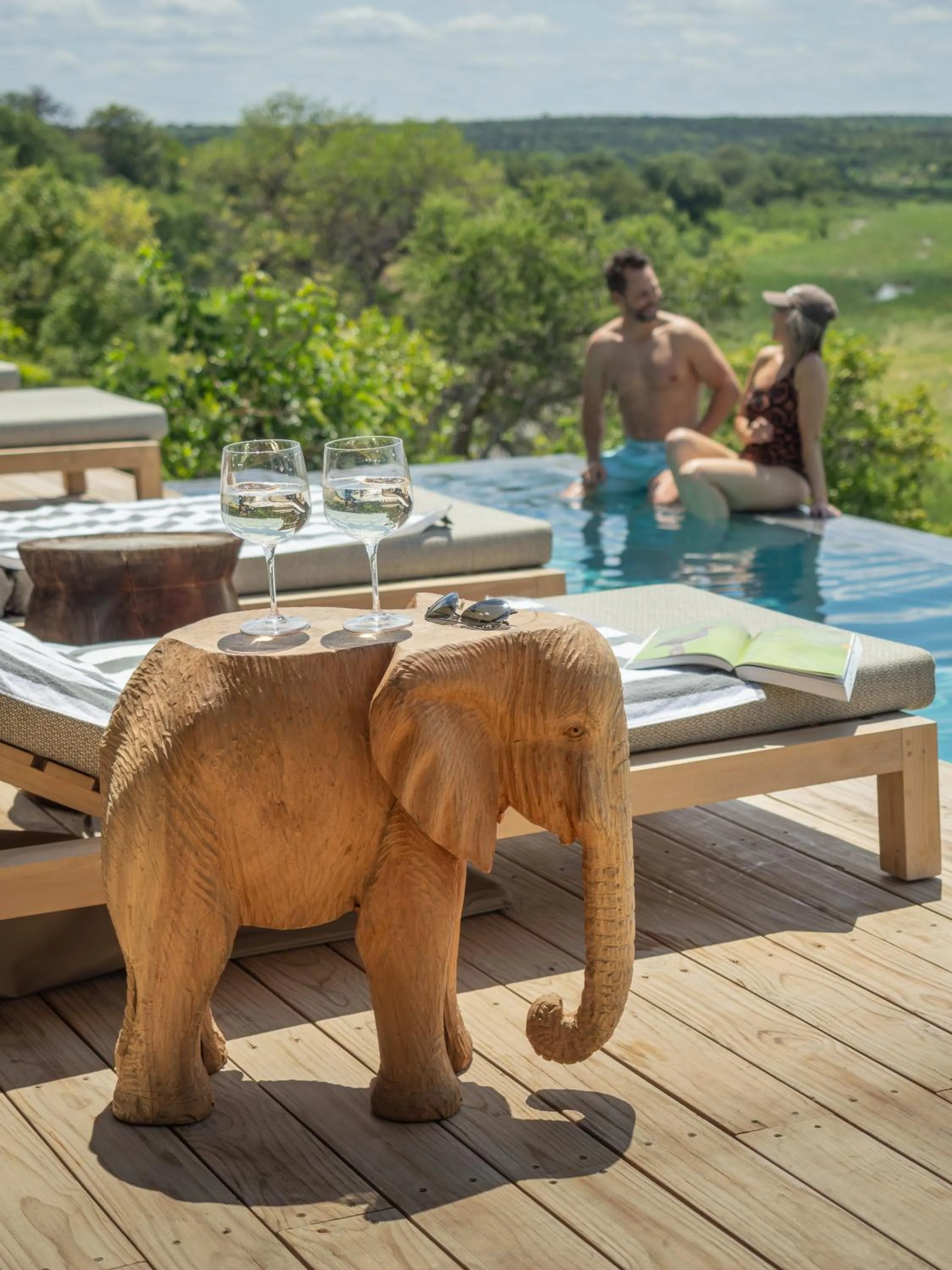 Swimming pool in Klaserie Drift Misava